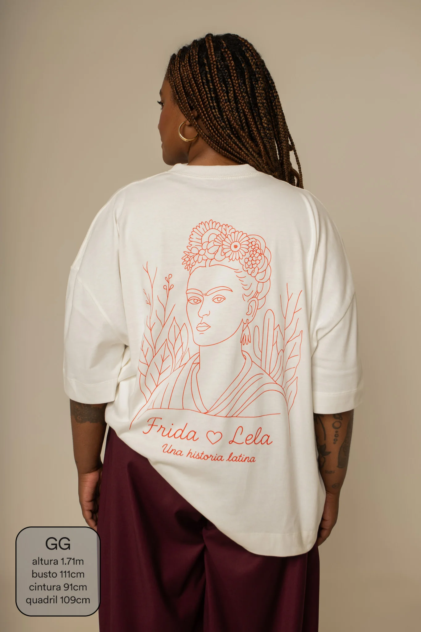 camisetão sobrancelha collab frida & lela - Image 3