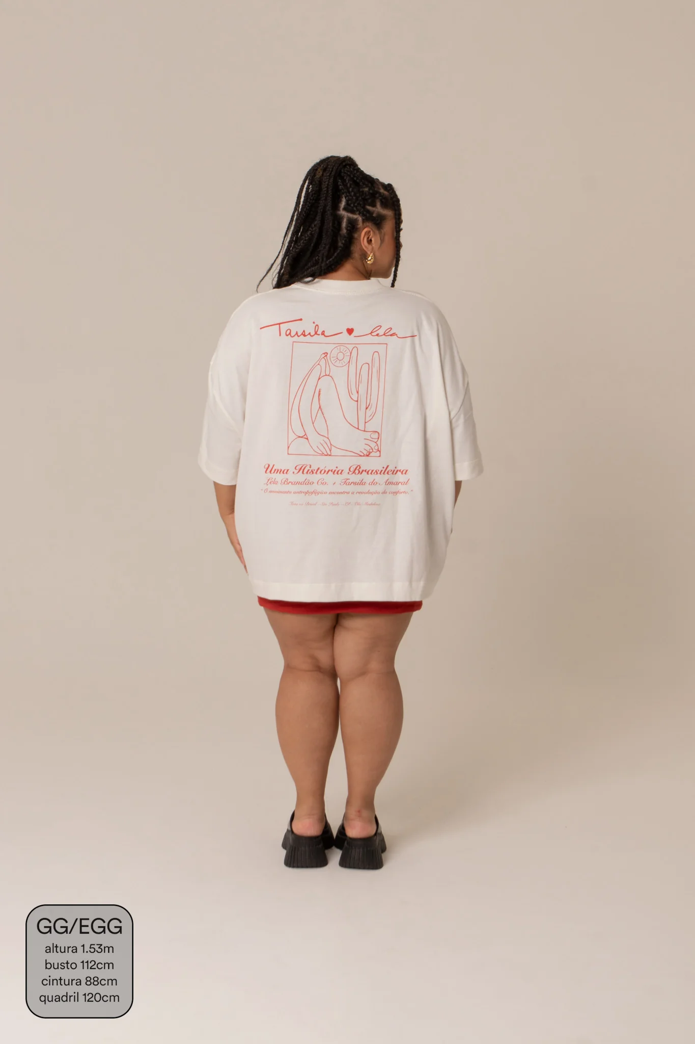camisetão tarsila & lela collab. tarsila do amaral - Image 7