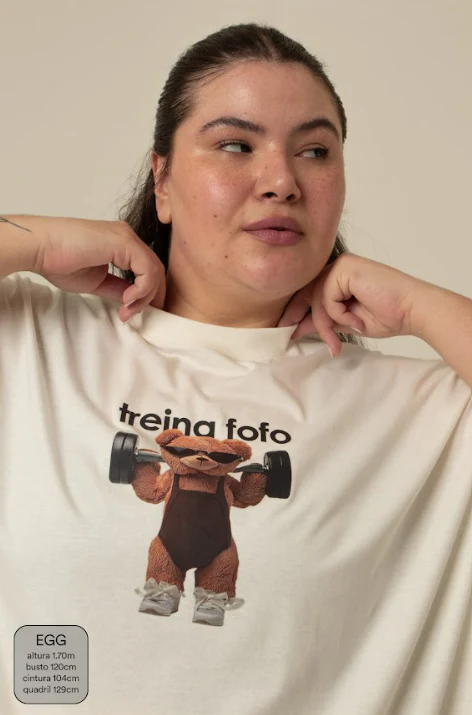 camisetão treina fofo | camiseta oversized - Image 15