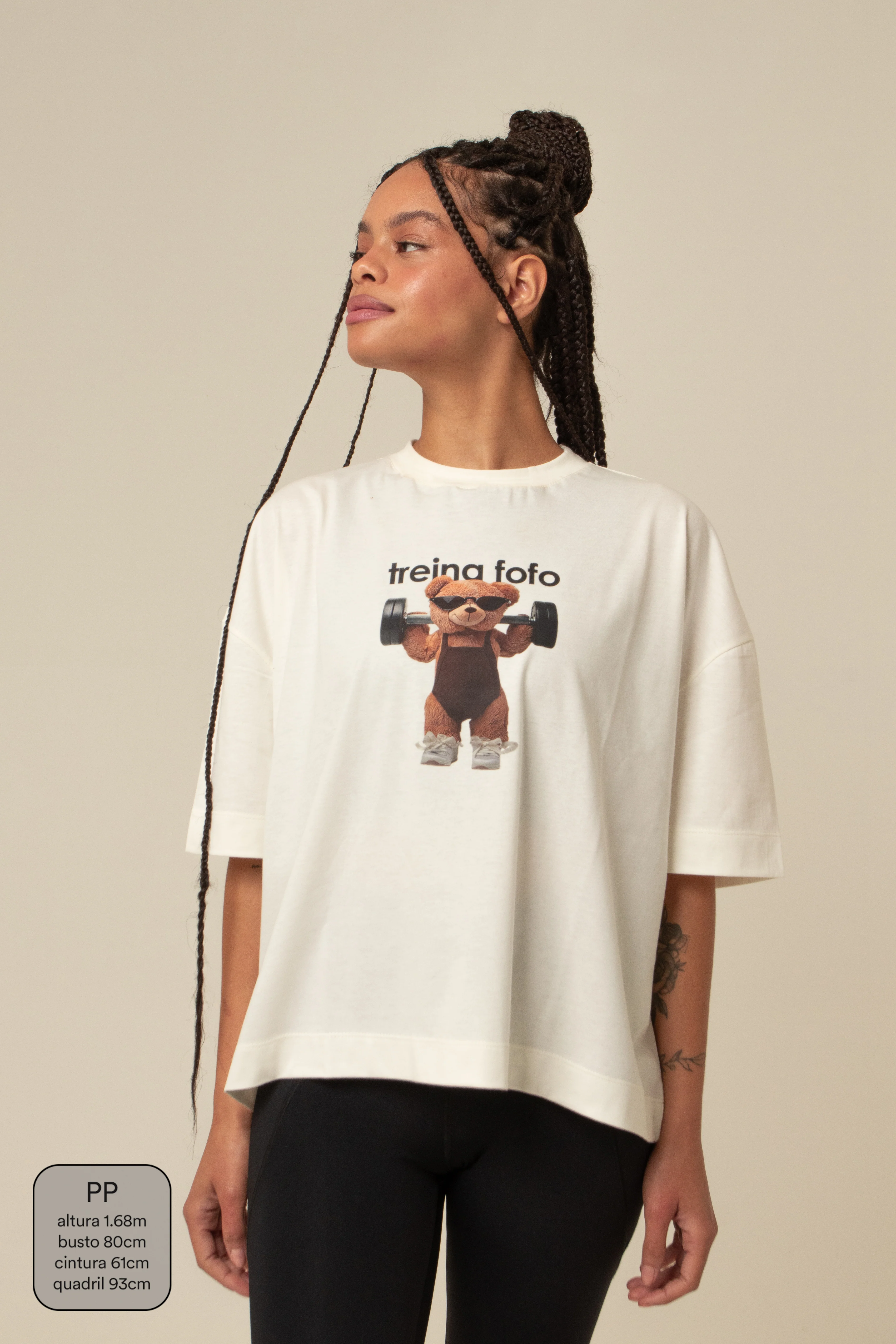 camisetão treina fofo | camiseta oversized - Image 3