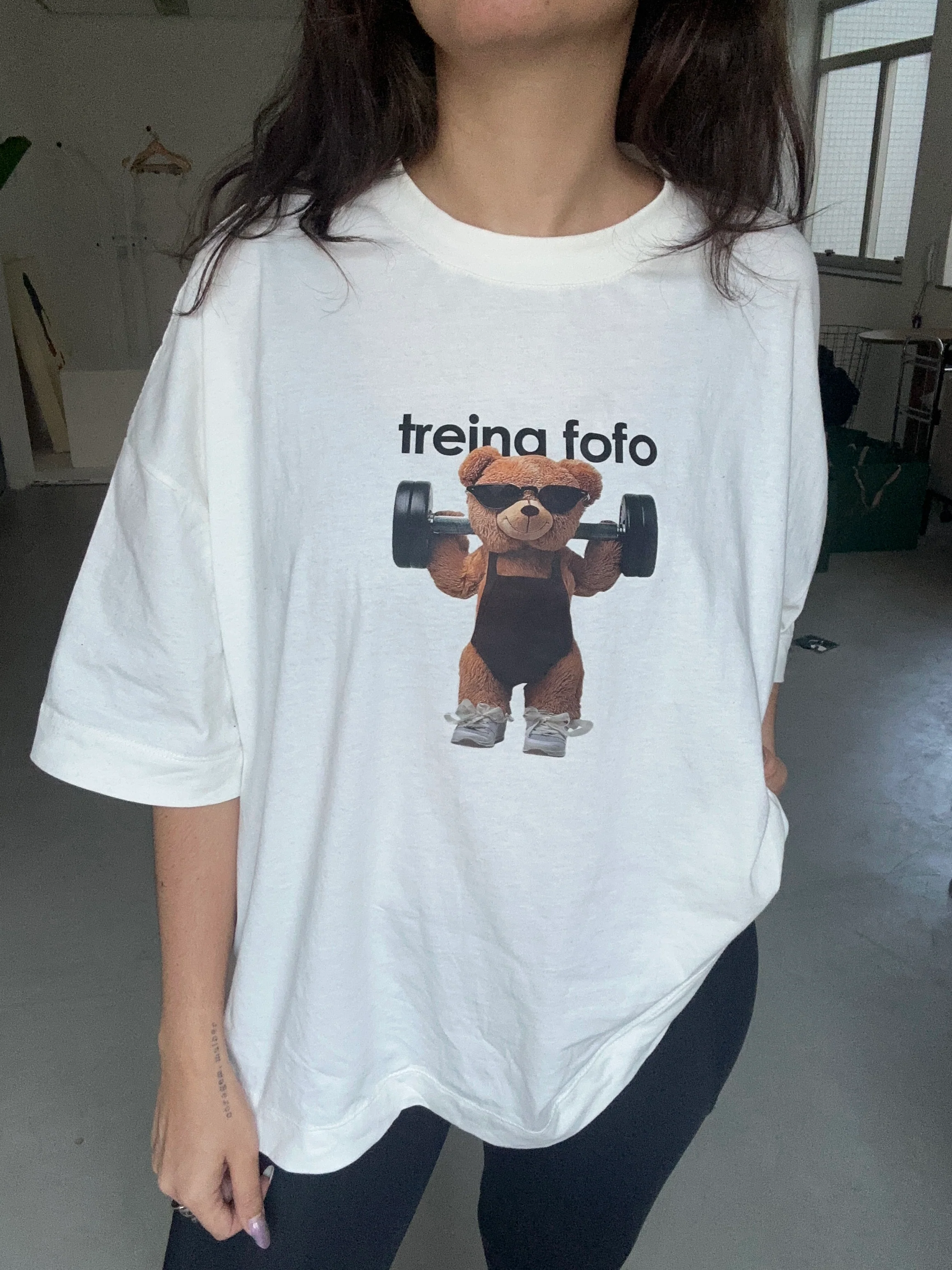 camisetão treina fofo | camiseta oversized - Image 4