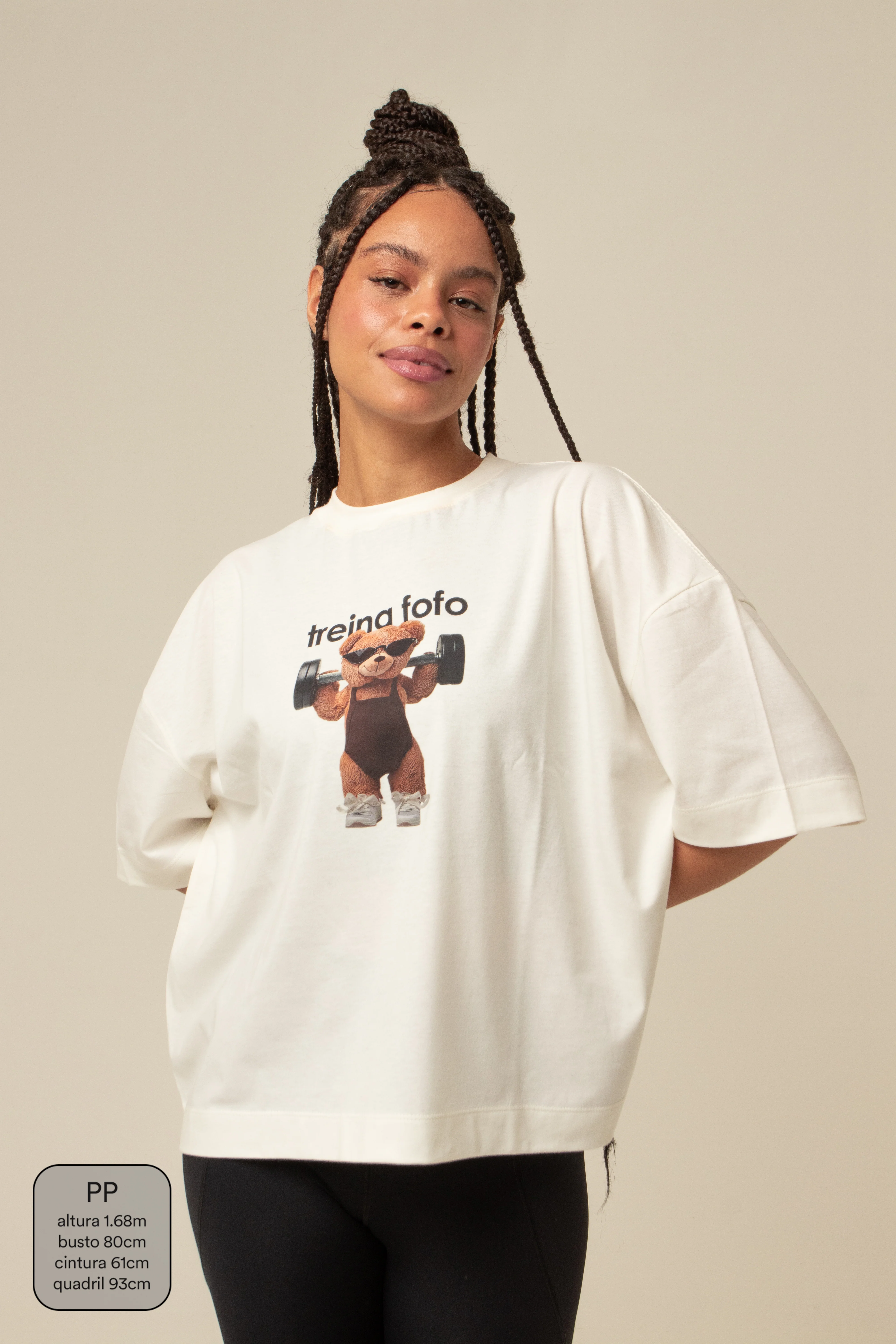 camisetão treina fofo | camiseta oversized - Image 9