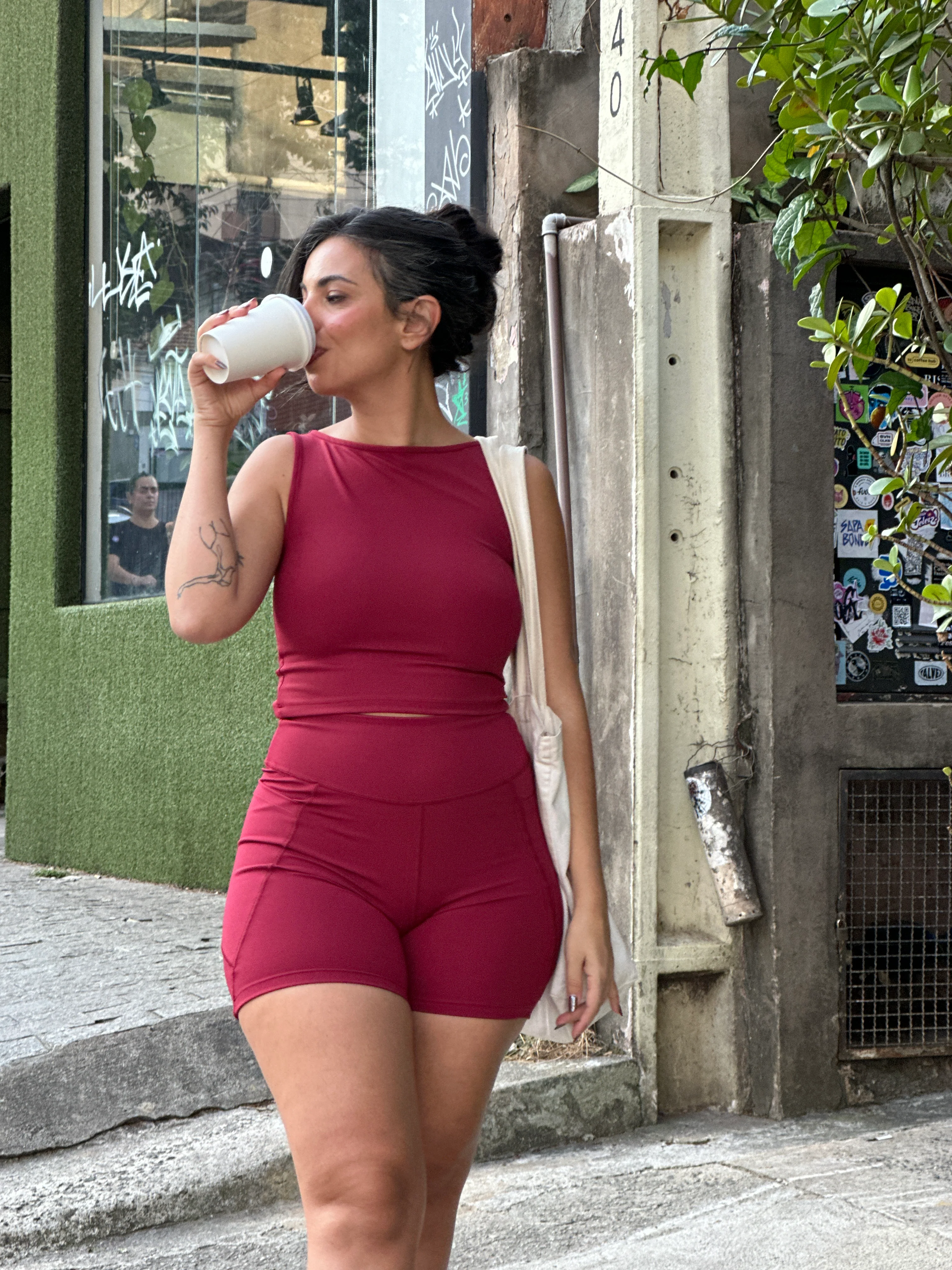 cropped reto gym babe | regata fitness - Image 3