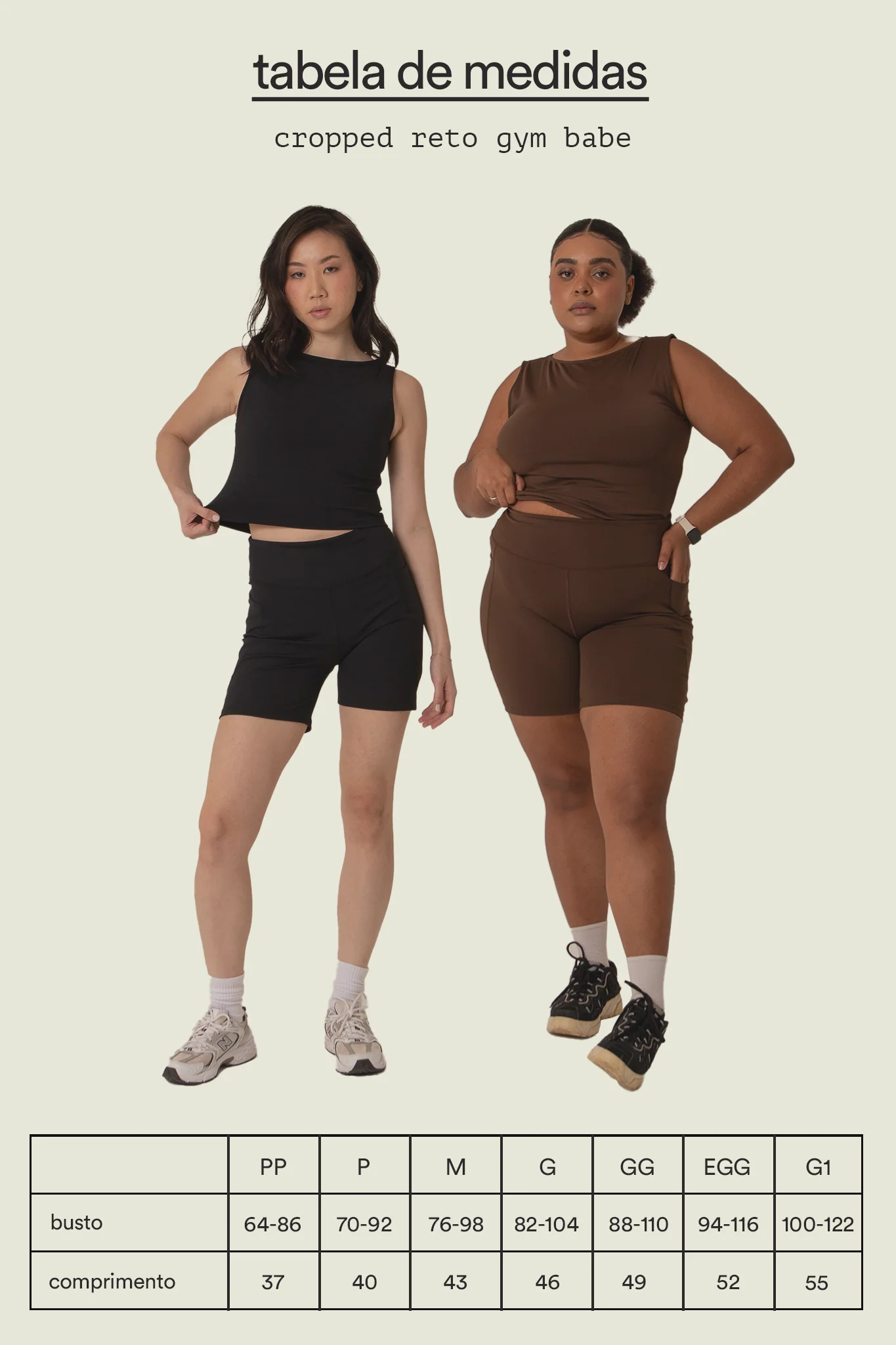 cropped reto gym babe | regata fitness - Image 32