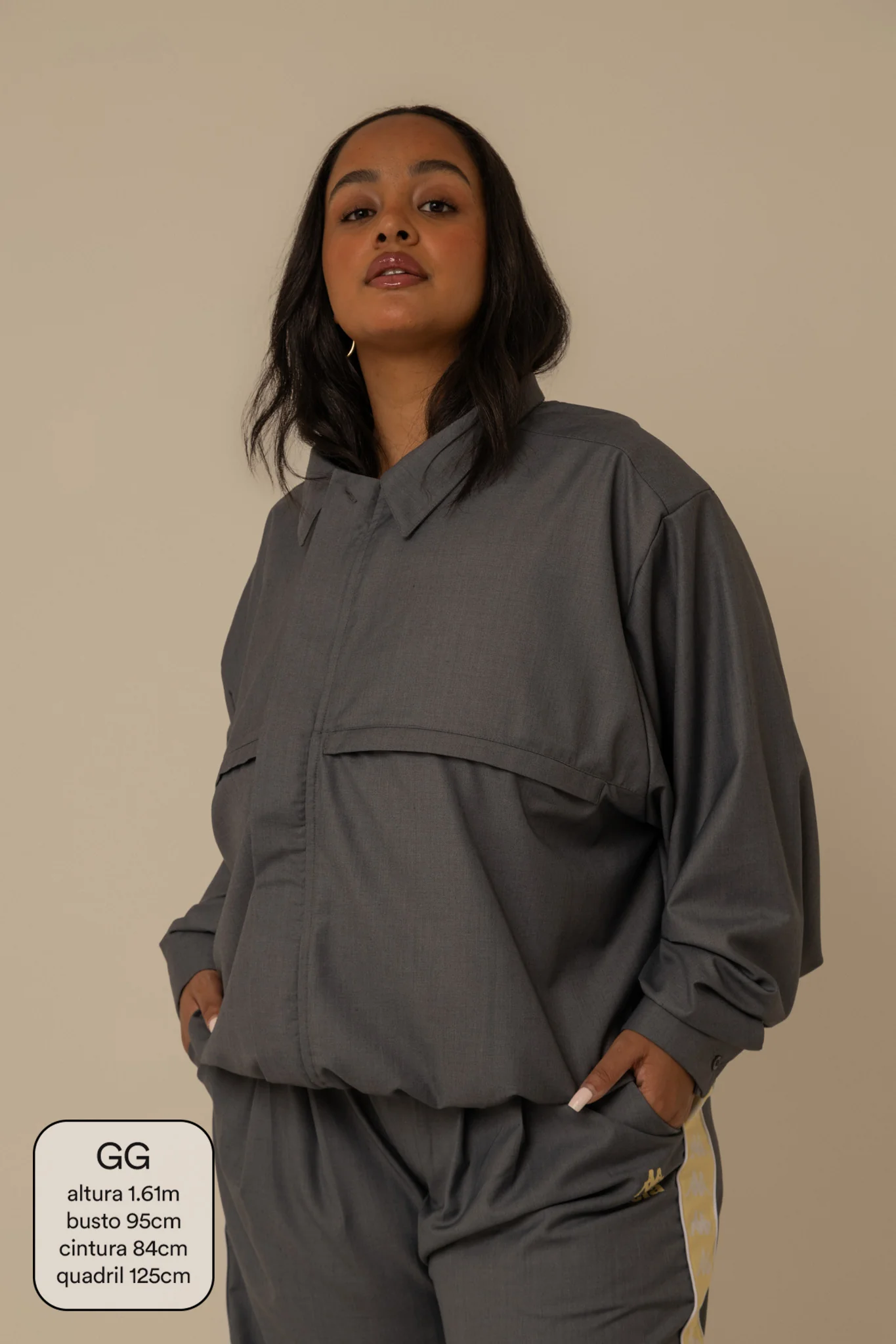 jaqueta alfaiataria lela & kappa | jaqueta alfaiataria feminina oversized - Image 13