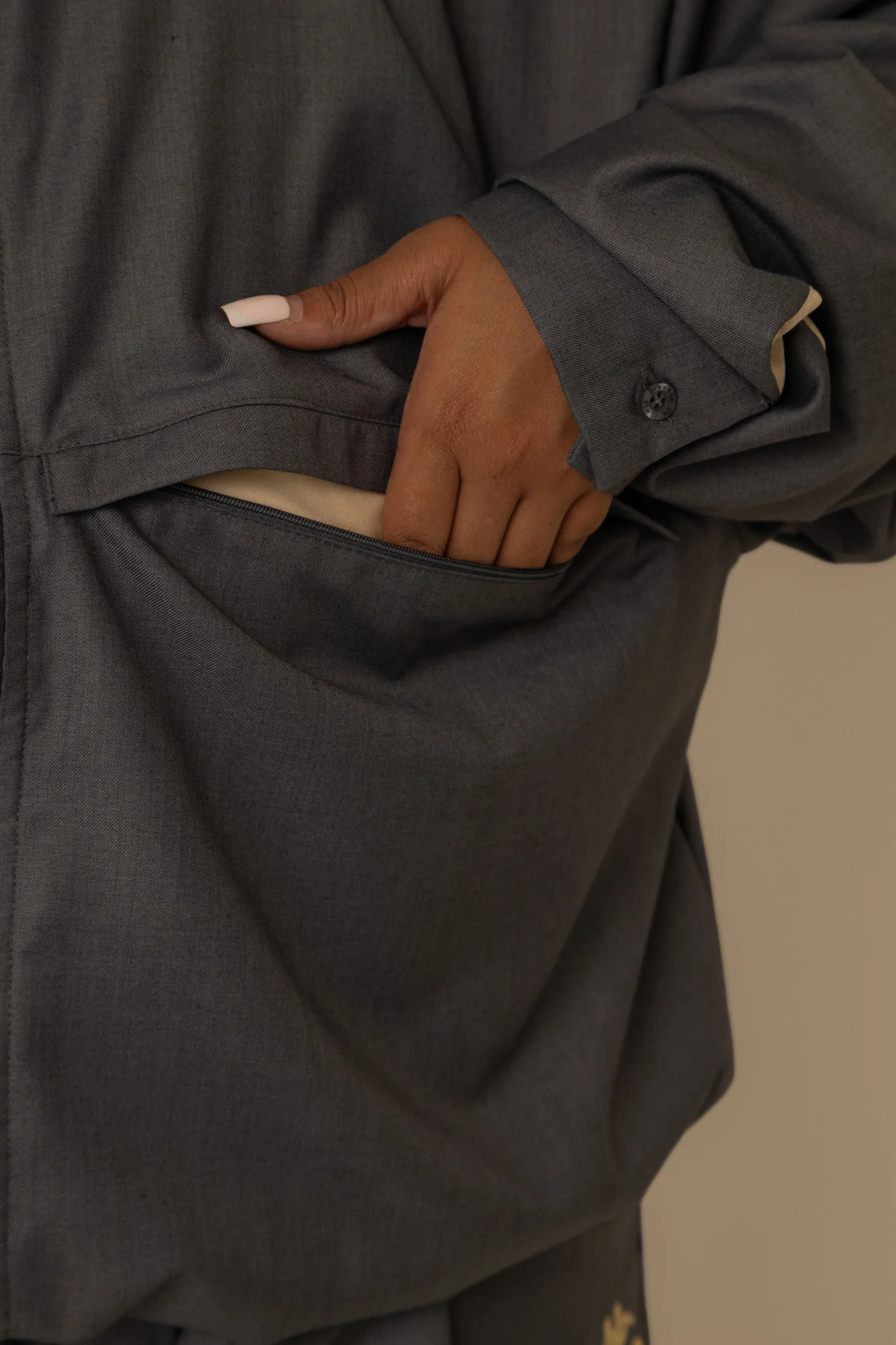 jaqueta alfaiataria lela & kappa | jaqueta alfaiataria feminina oversized - Image 19
