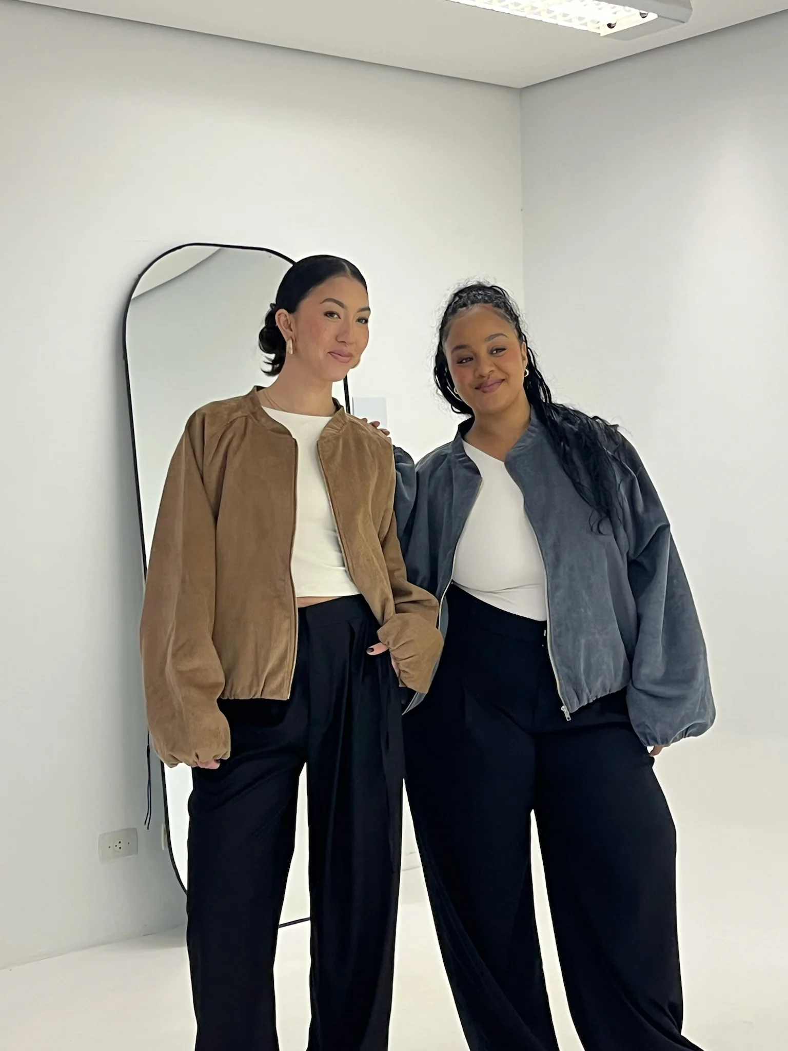 jaqueta bomber canelada oversized - Image 30