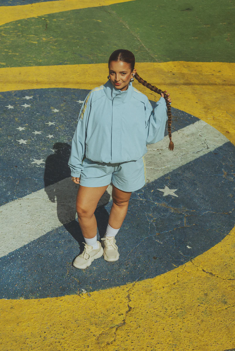 jaqueta esportiva lela & kappa | jaqueta feminina esportiva gola alta - Image 3