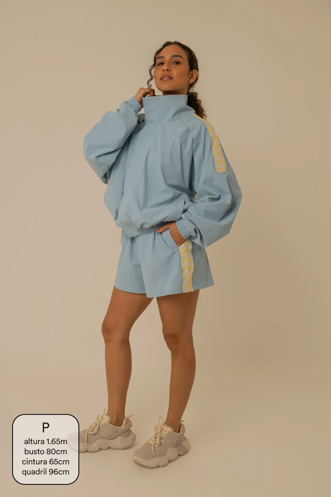 jaqueta esportiva lela & kappa | jaqueta feminina esportiva gola alta - Image 9