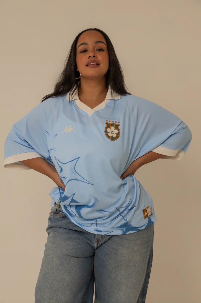 camisa jersey manga curta lela & kappa | camisa de time feminina ovesized estilo vintage - Image 4