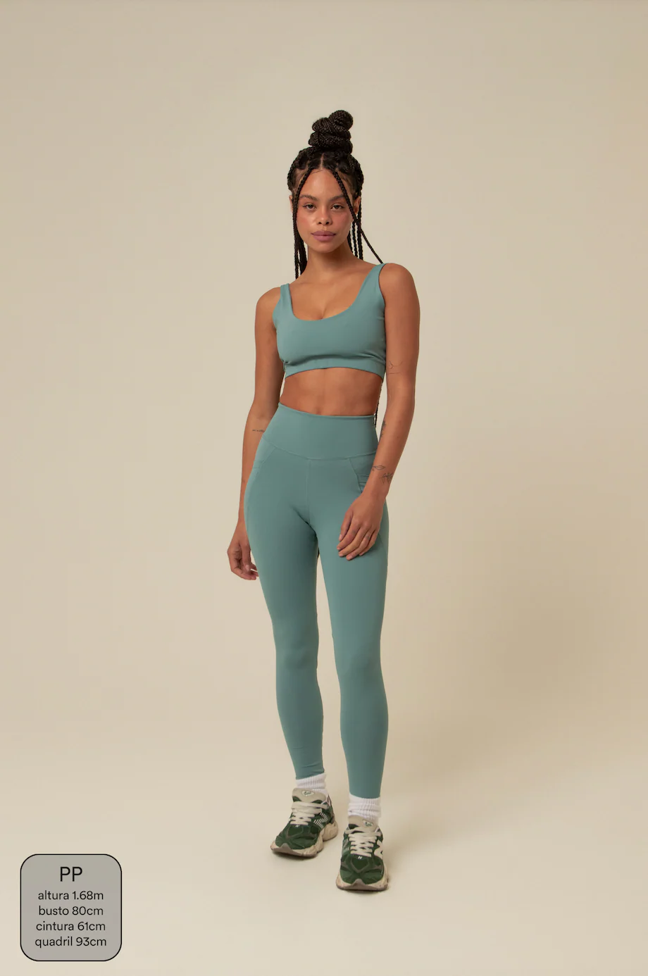 legging compress gym babe | legging fitness com bolsos - Image 12