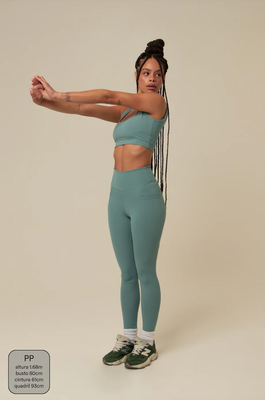 legging compress gym babe | legging fitness com bolsos - Image 14