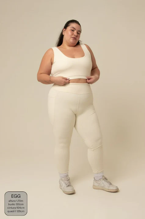legging compress gym babe | legging fitness com bolsos - Image 17