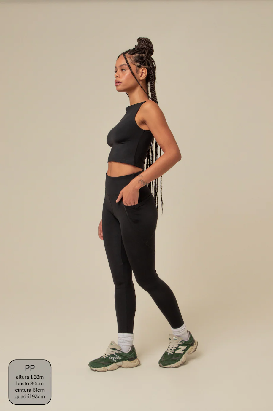 legging compress gym babe | legging fitness com bolsos - Image 20