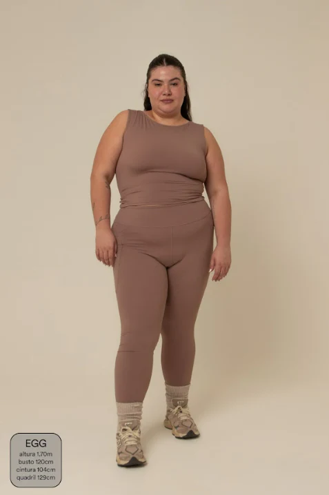 legging compress gym babe | legging fitness com bolsos - Image 25