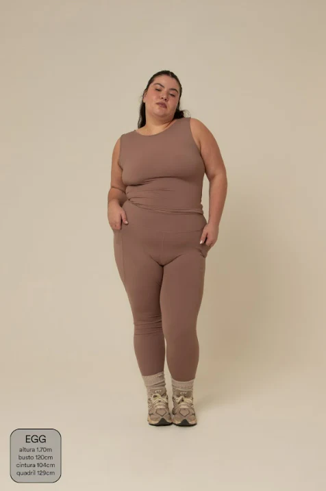 legging compress gym babe | legging fitness com bolsos - Image 26
