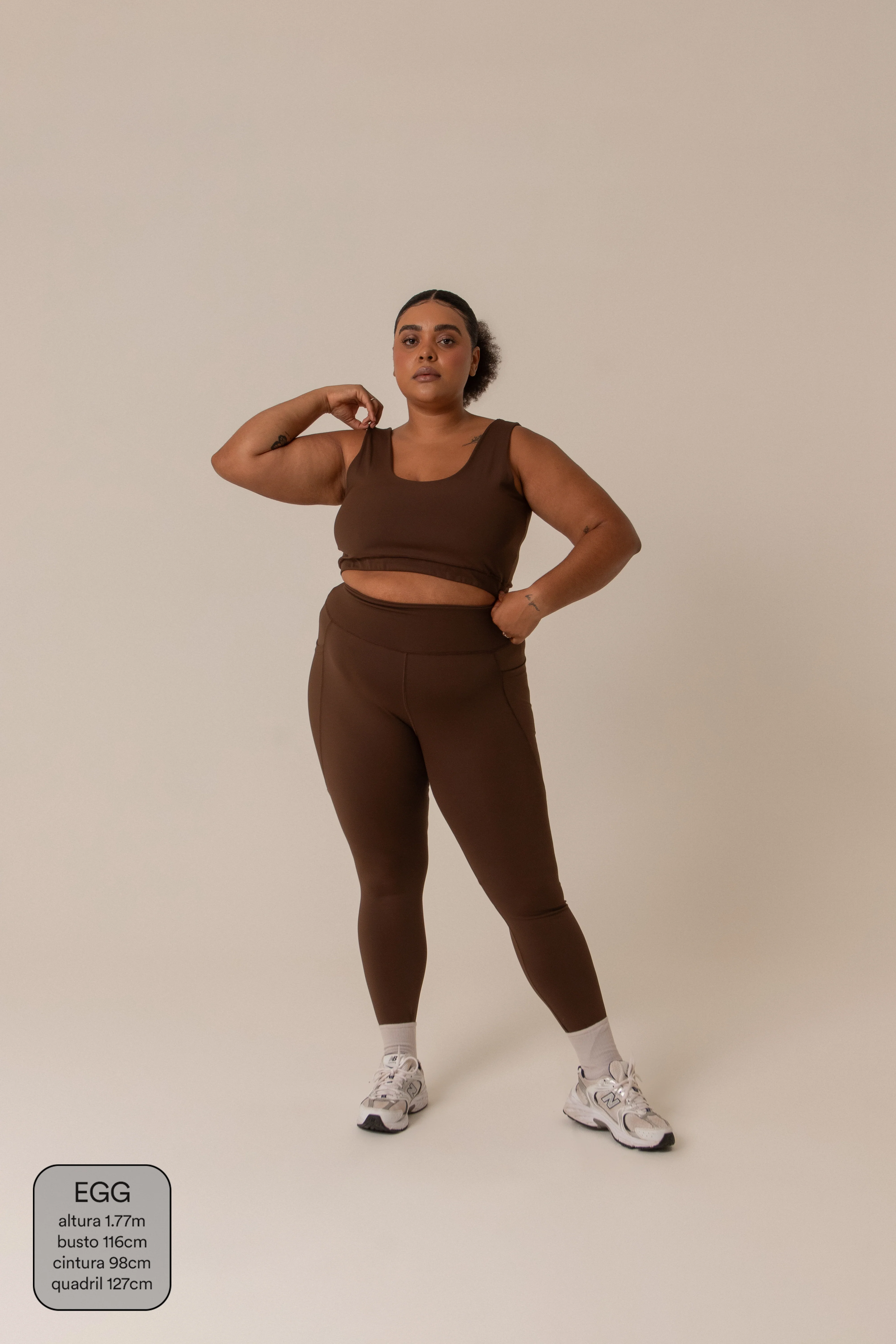 legging compress gym babe | legging fitness com bolsos - Image 30