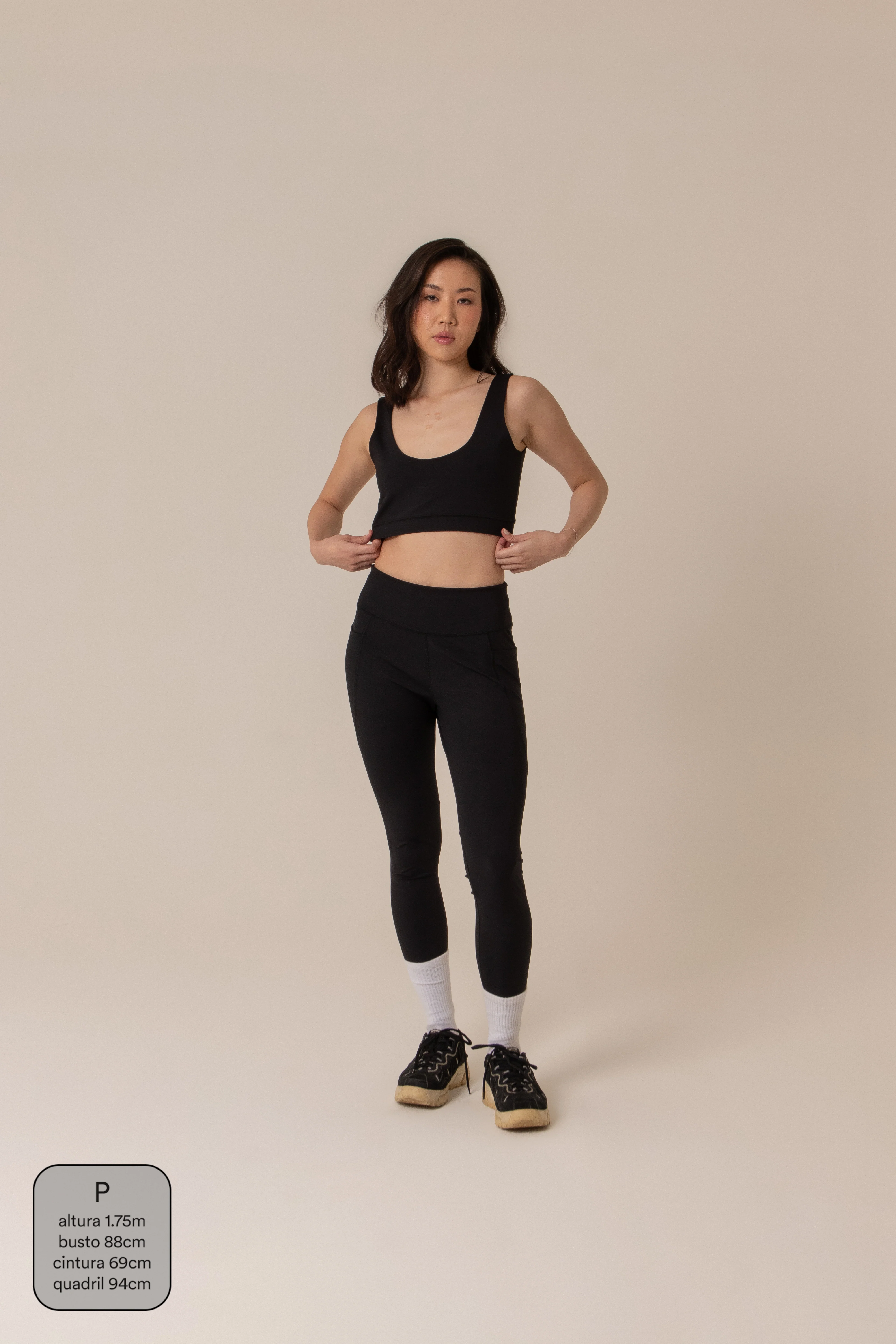 legging compress gym babe | legging fitness com bolsos - Image 35