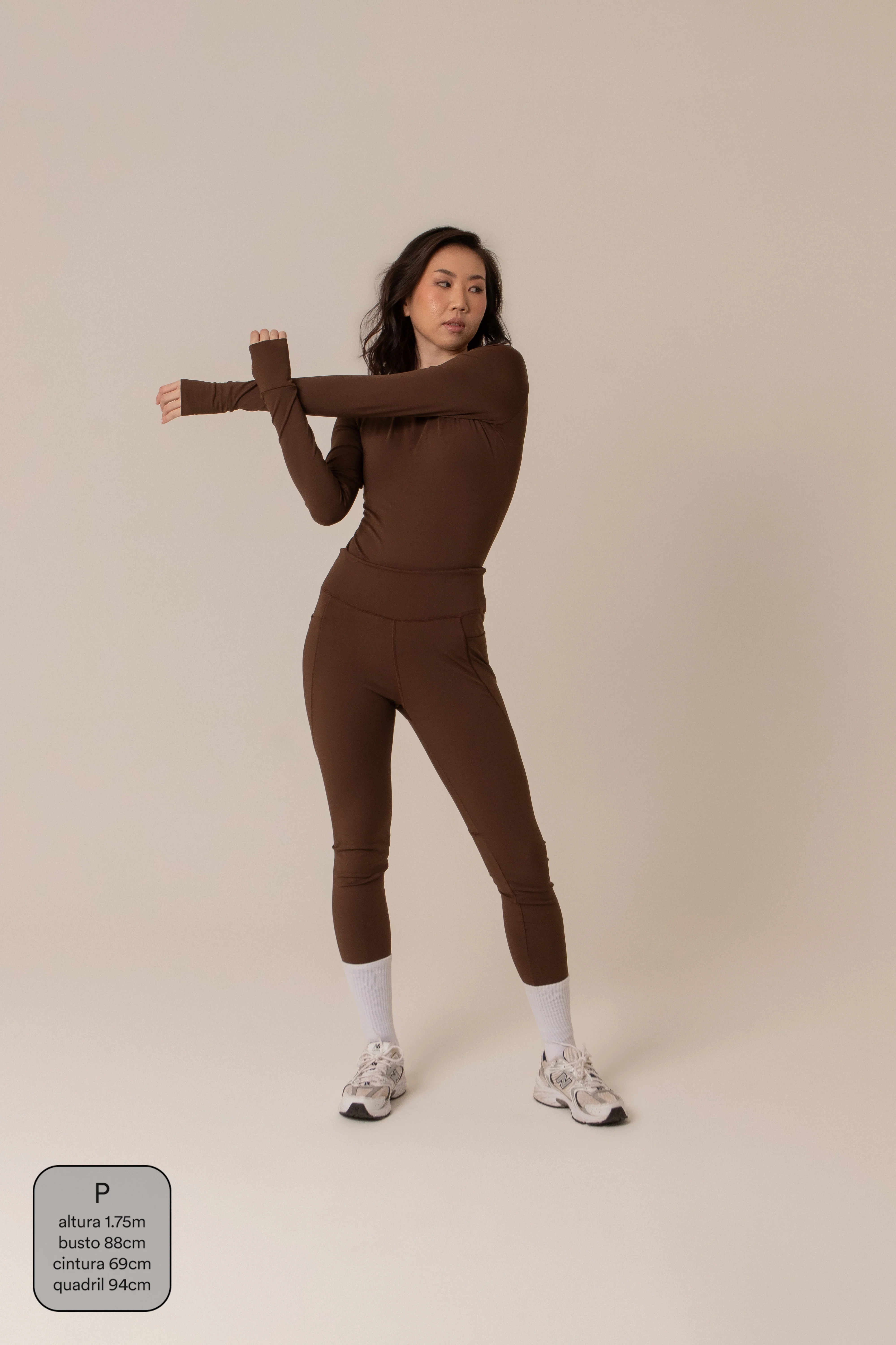 legging compress gym babe | legging fitness com bolsos - Image 47