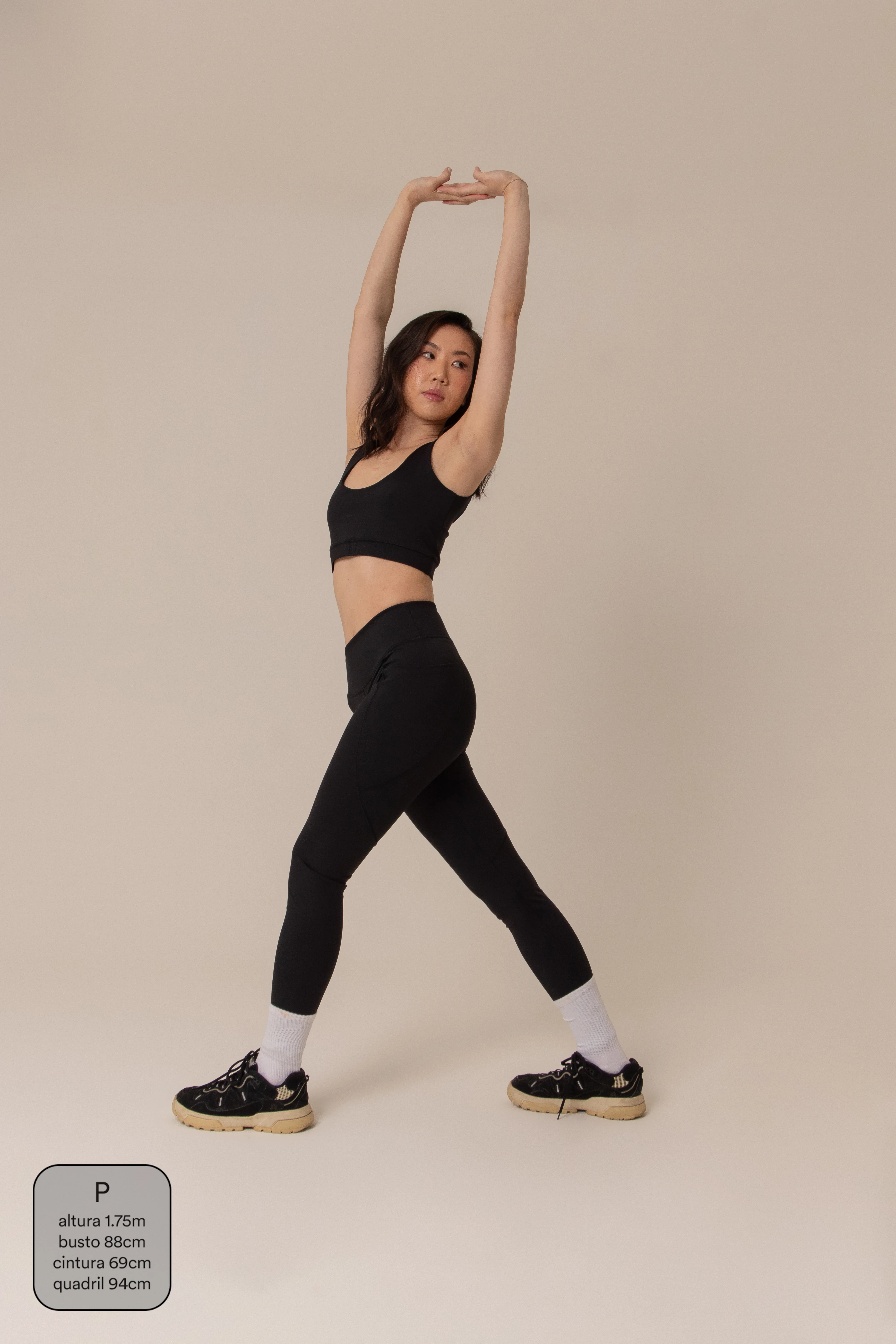 legging compress gym babe | legging fitness com bolsos - Image 5