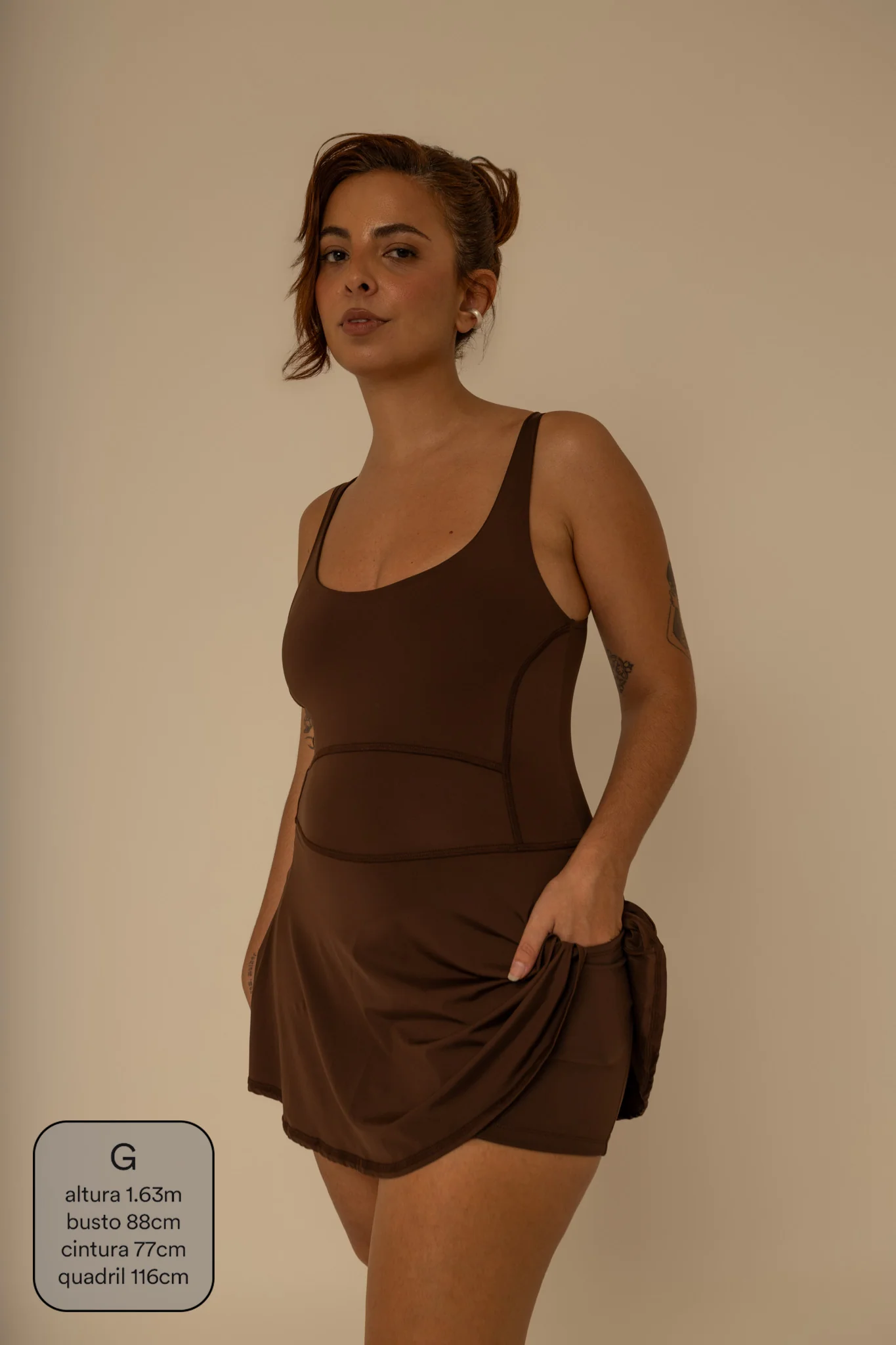 macaquinho com saia gym babe - Image 13