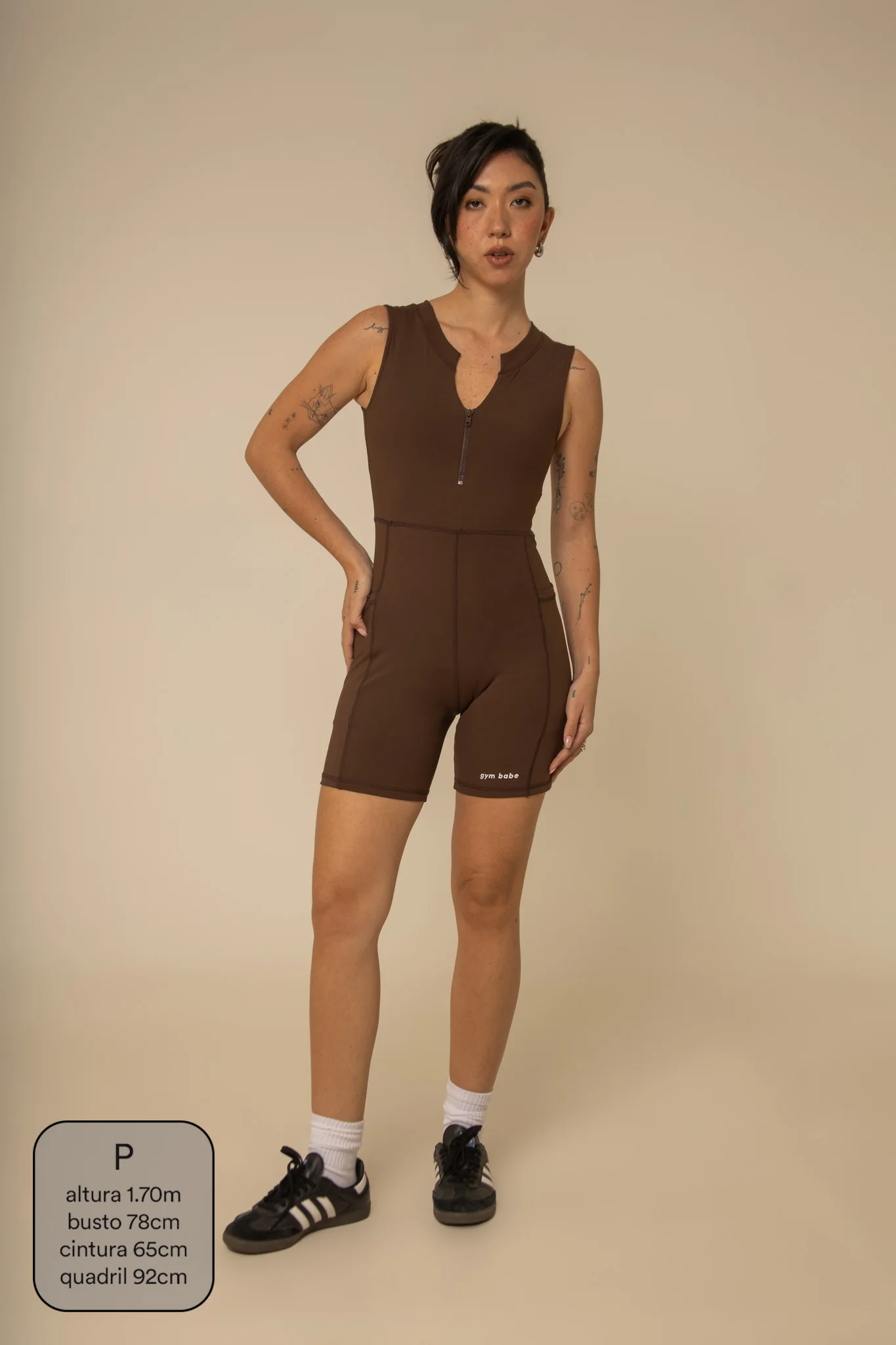 macaquinho zíper gym babe - Image 18