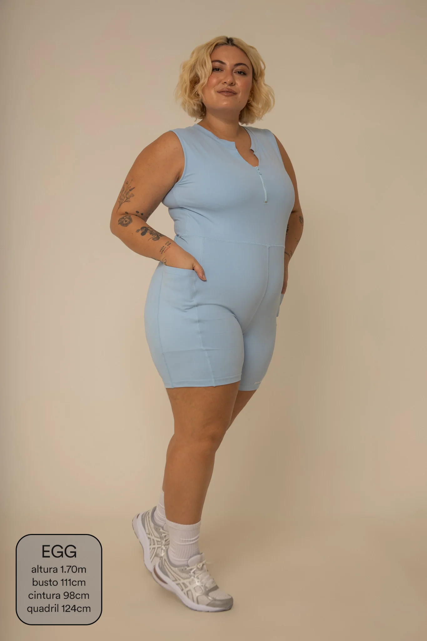 macaquinho zíper gym babe - Image 3