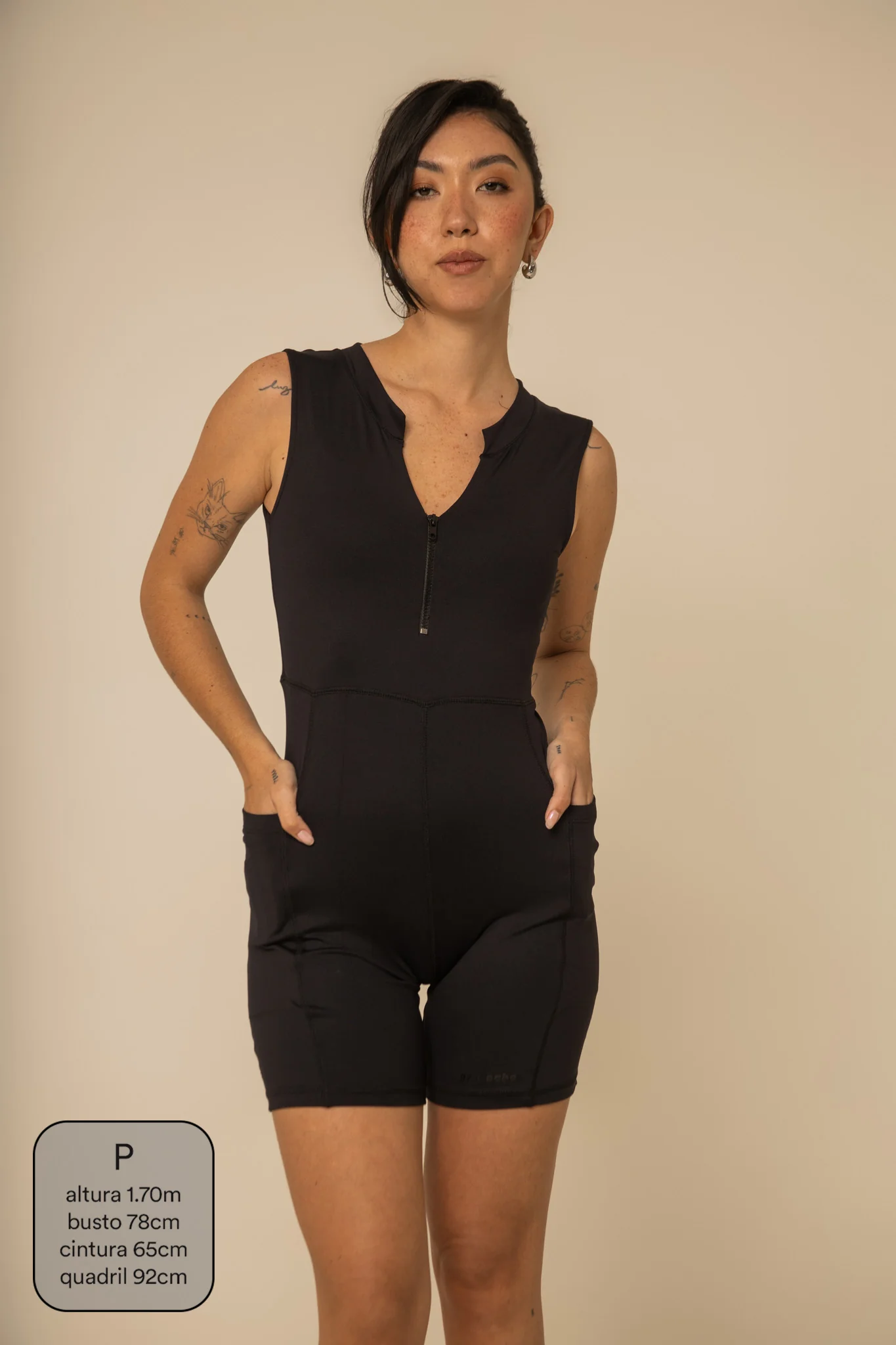 macaquinho zíper gym babe - Image 30