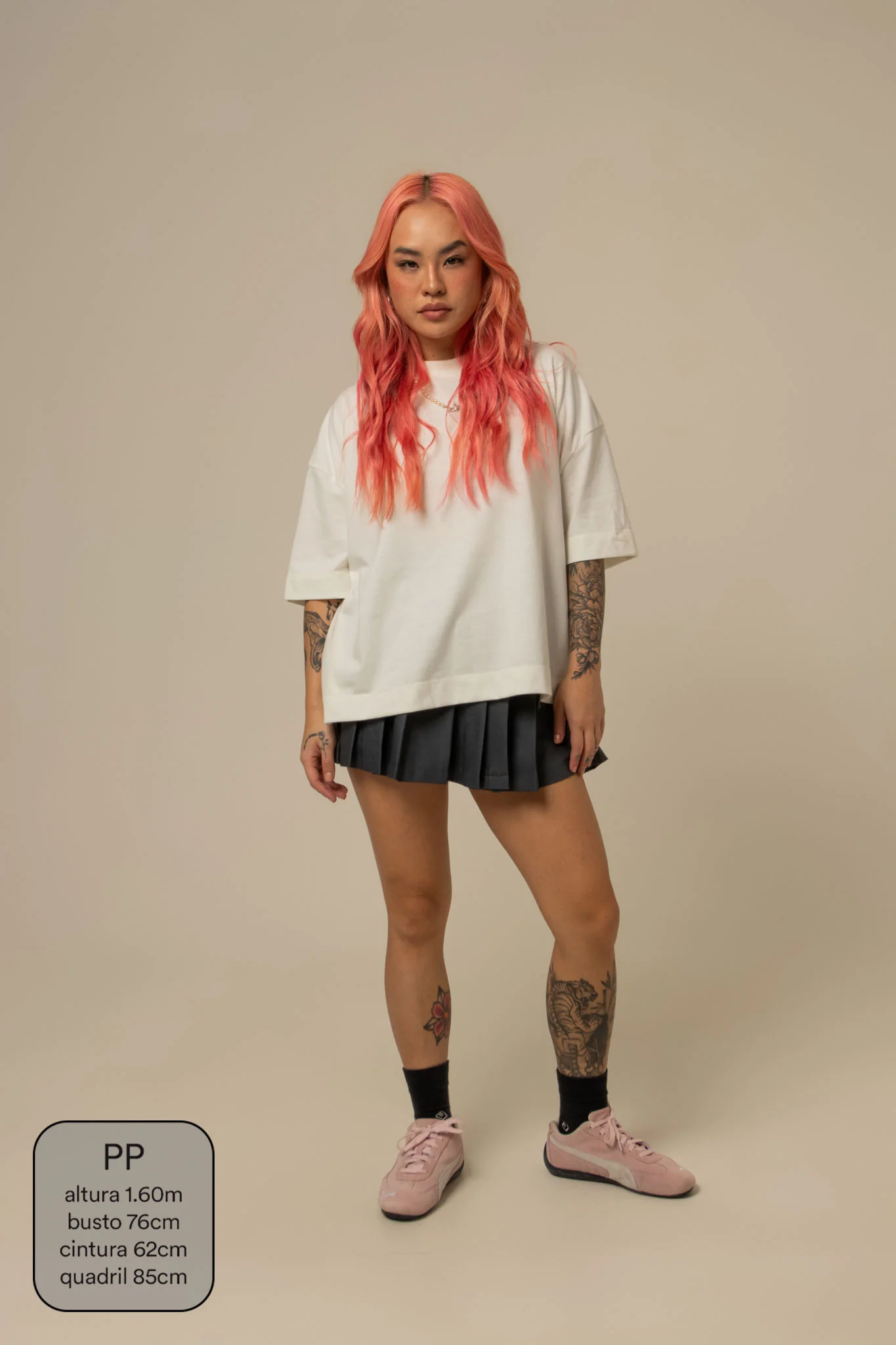 mini saia shorts plissada chefa - Image 30