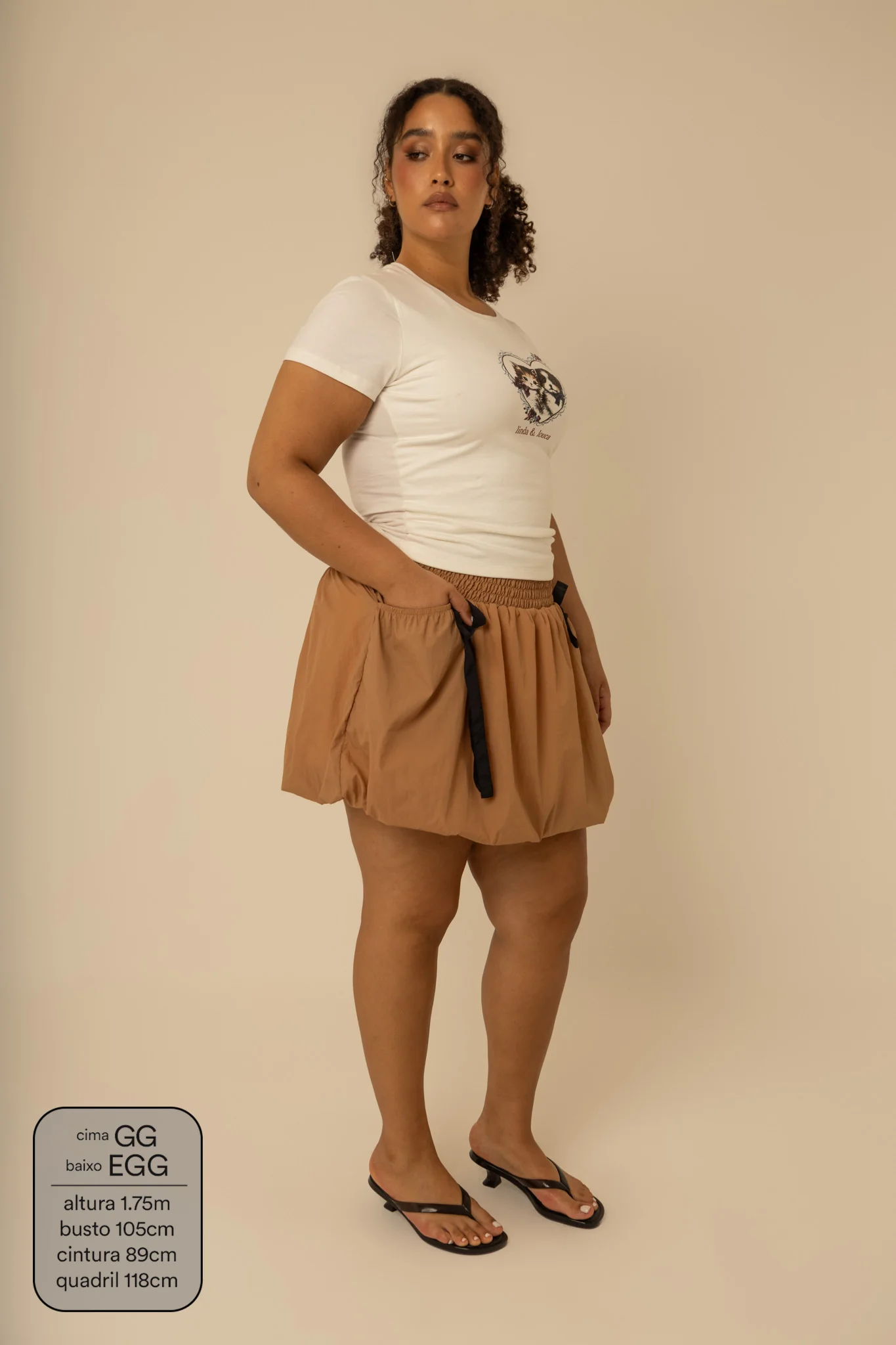 mini short saia balonê garoa - Image 11