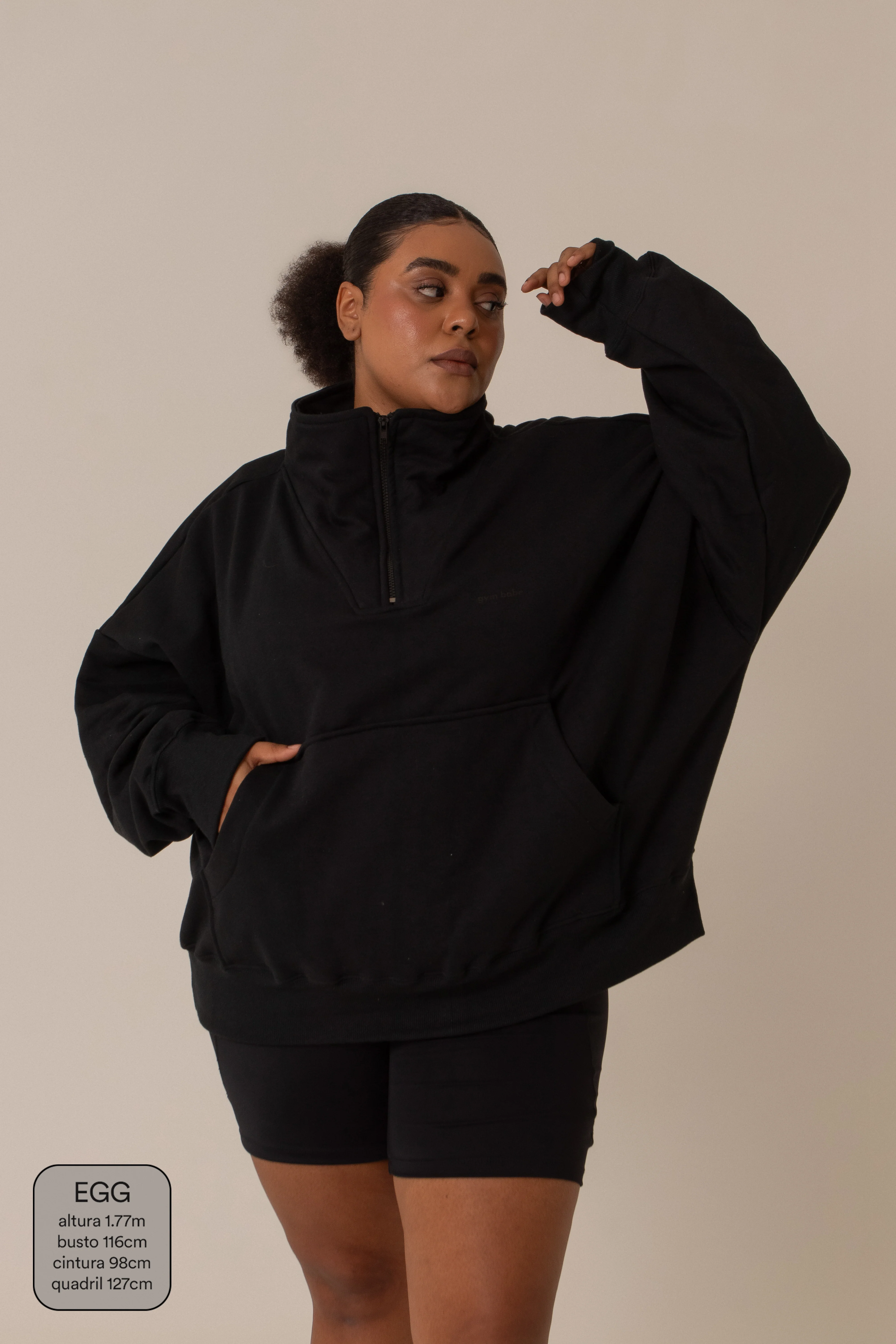 moletom gym babe | casaco gola alta - Image 12