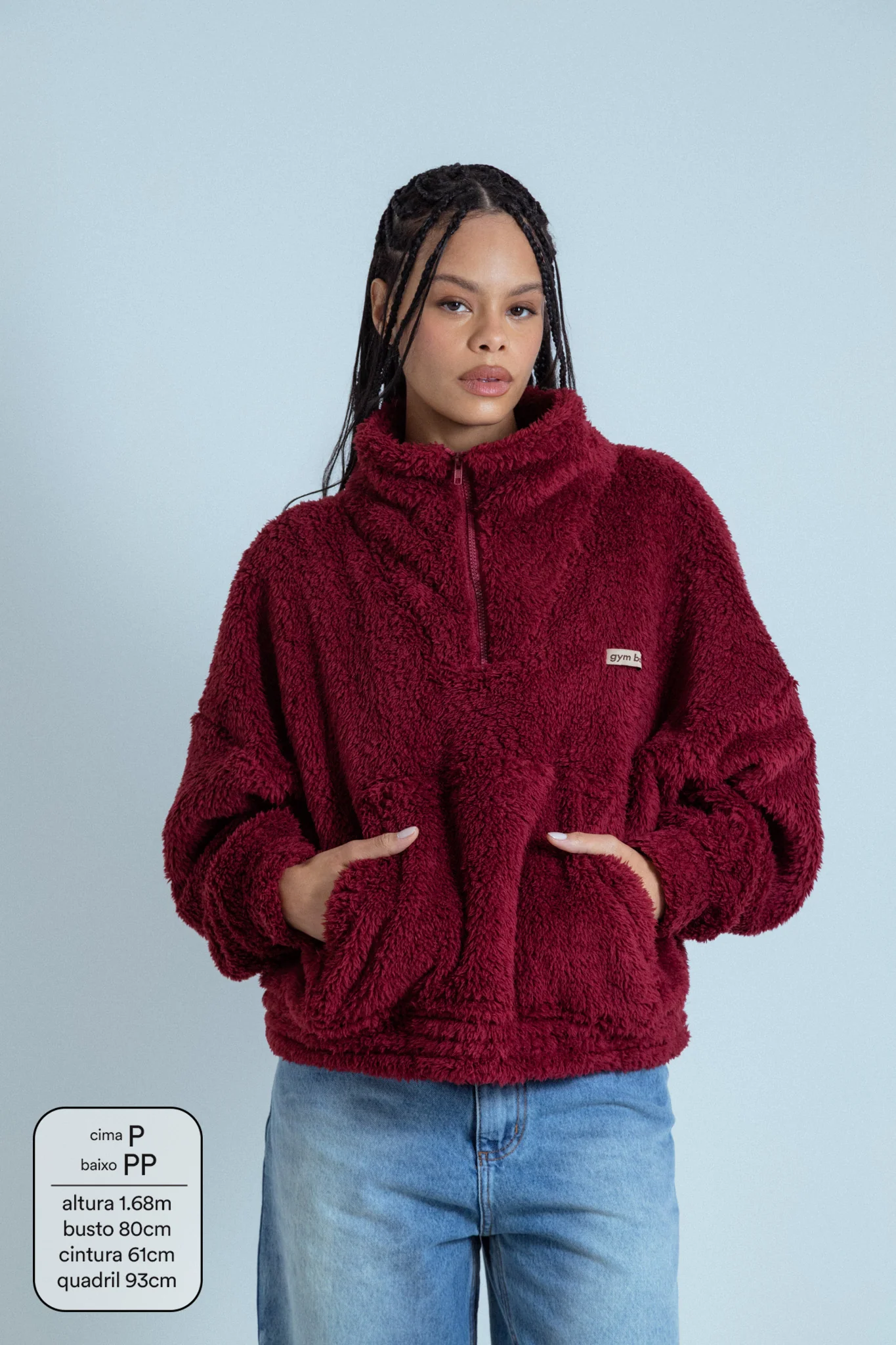moletom gym babe peludinho cozy | moletom feminino oversized peluciado - Image 10