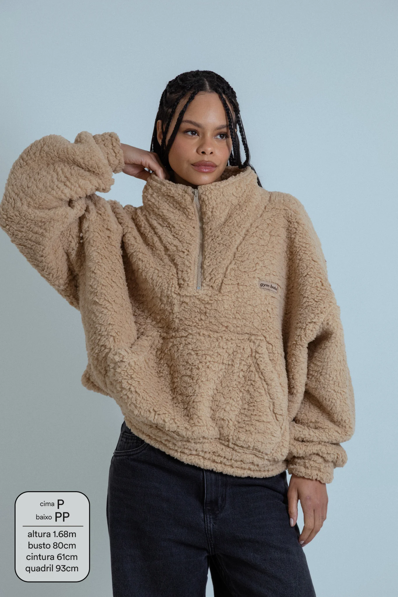 moletom gym babe peludinho cozy | moletom feminino oversized peluciado - Image 17