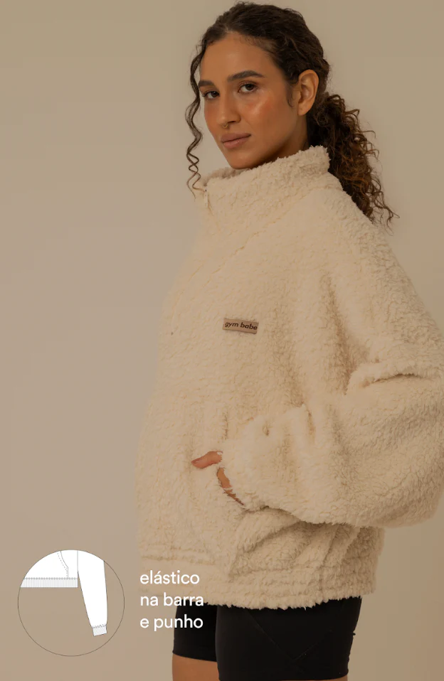 moletom gym babe peludinho cozy | moletom feminino oversized peluciado - Image 28