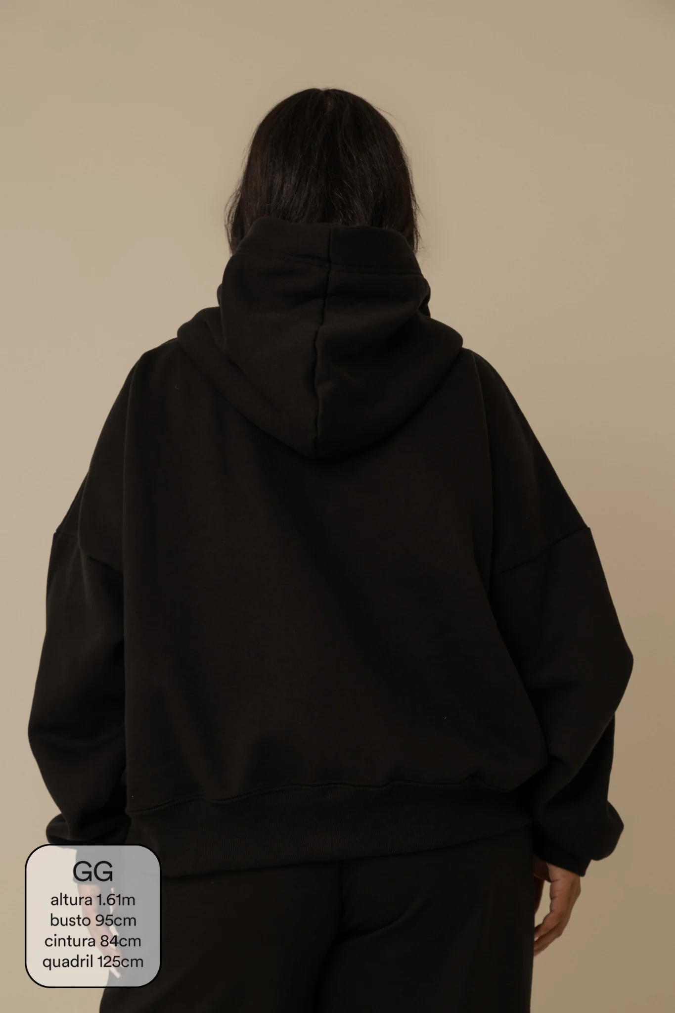 moletom laço cozy | moletom oversized feminino com capuz e zíper - Image 24