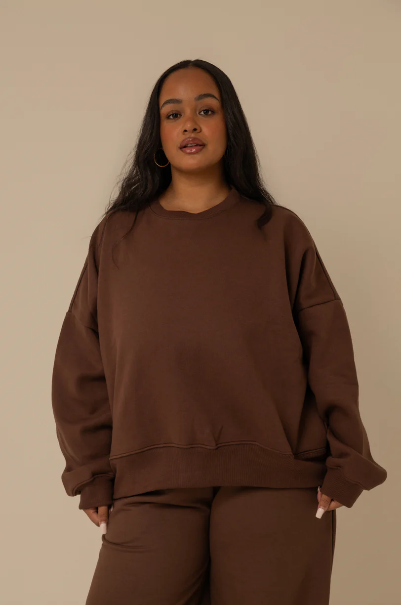moletom oversized cozy | moletom sem capuz - Image 6