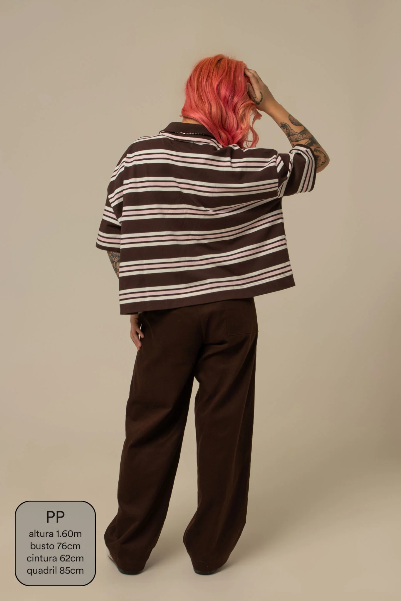 polo listrada oversized manga curta luv - Image 14