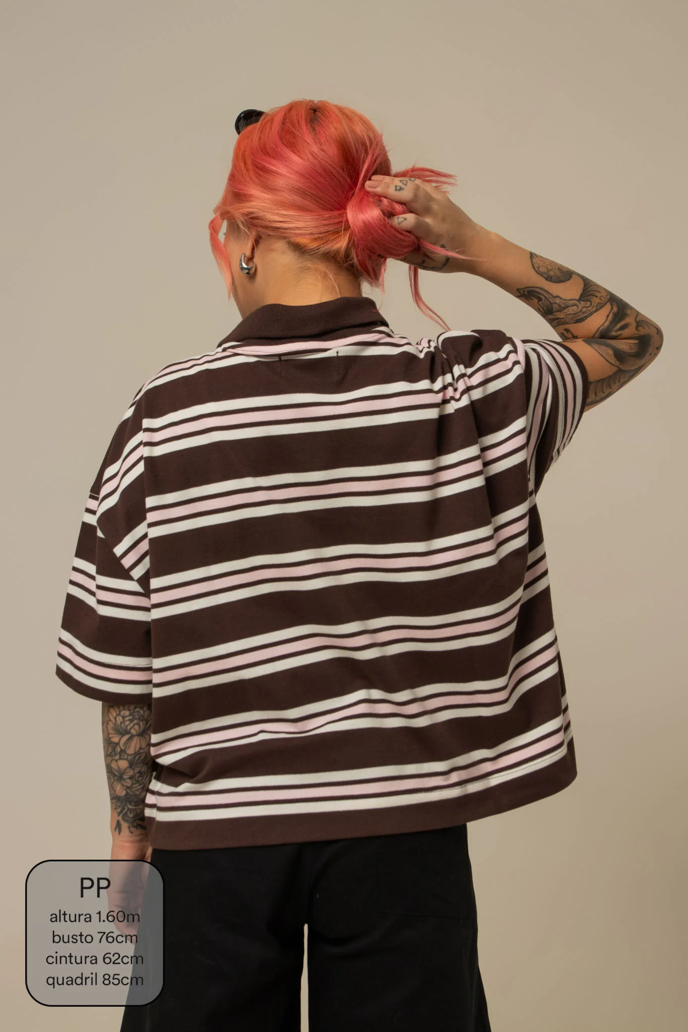 polo listrada oversized manga curta luv - Image 21