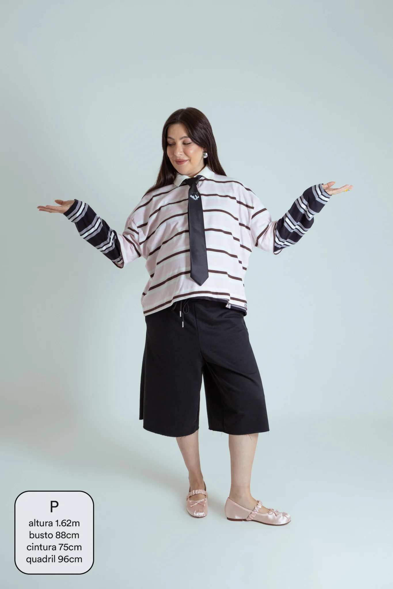 polo listrada oversized manga curta luv - Image 22