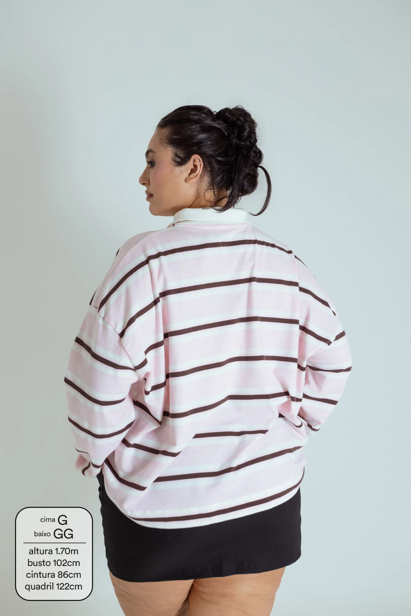 polo listrada oversized manga longa luv - Image 11