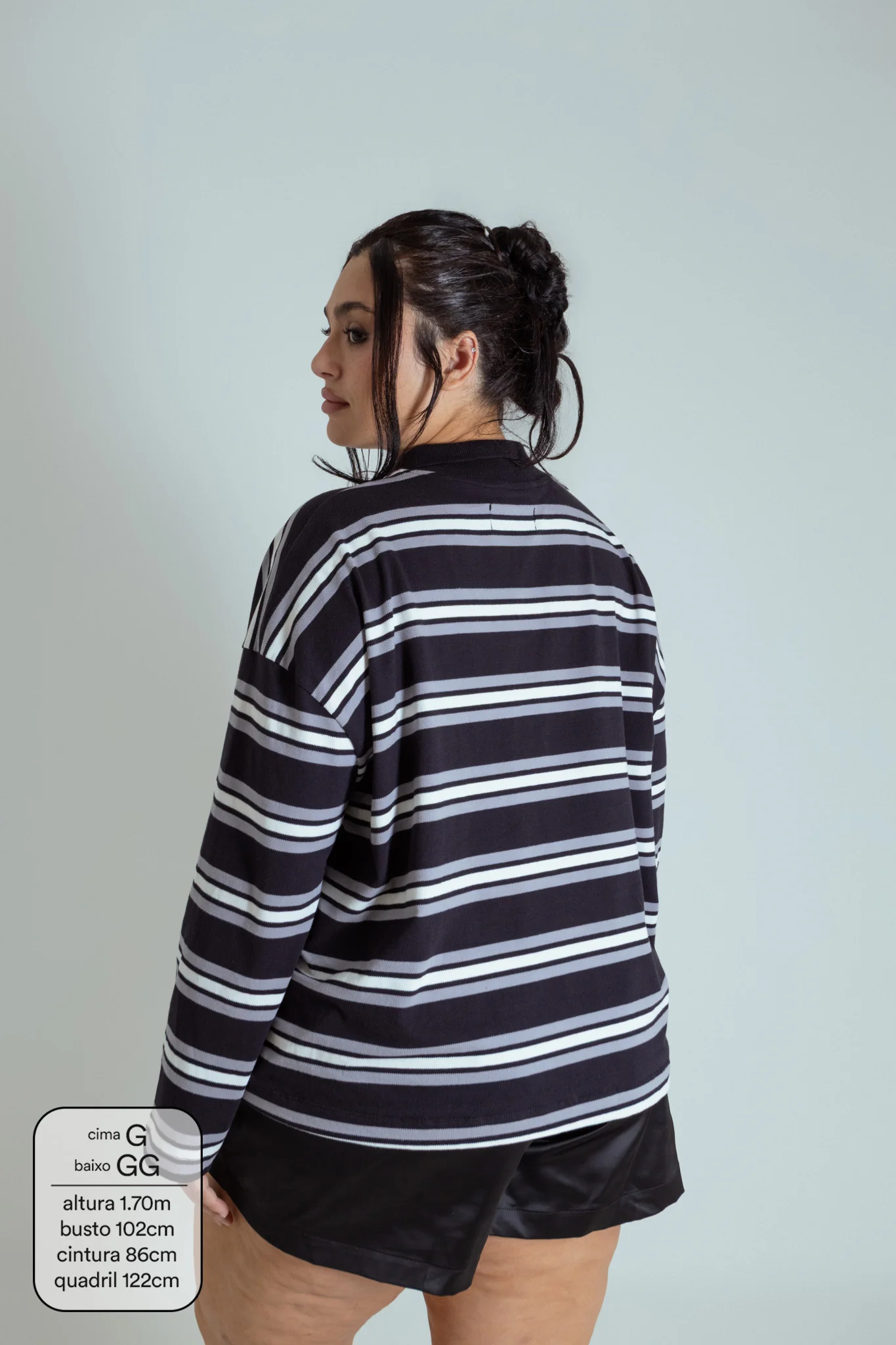 polo listrada oversized manga longa luv - Image 14