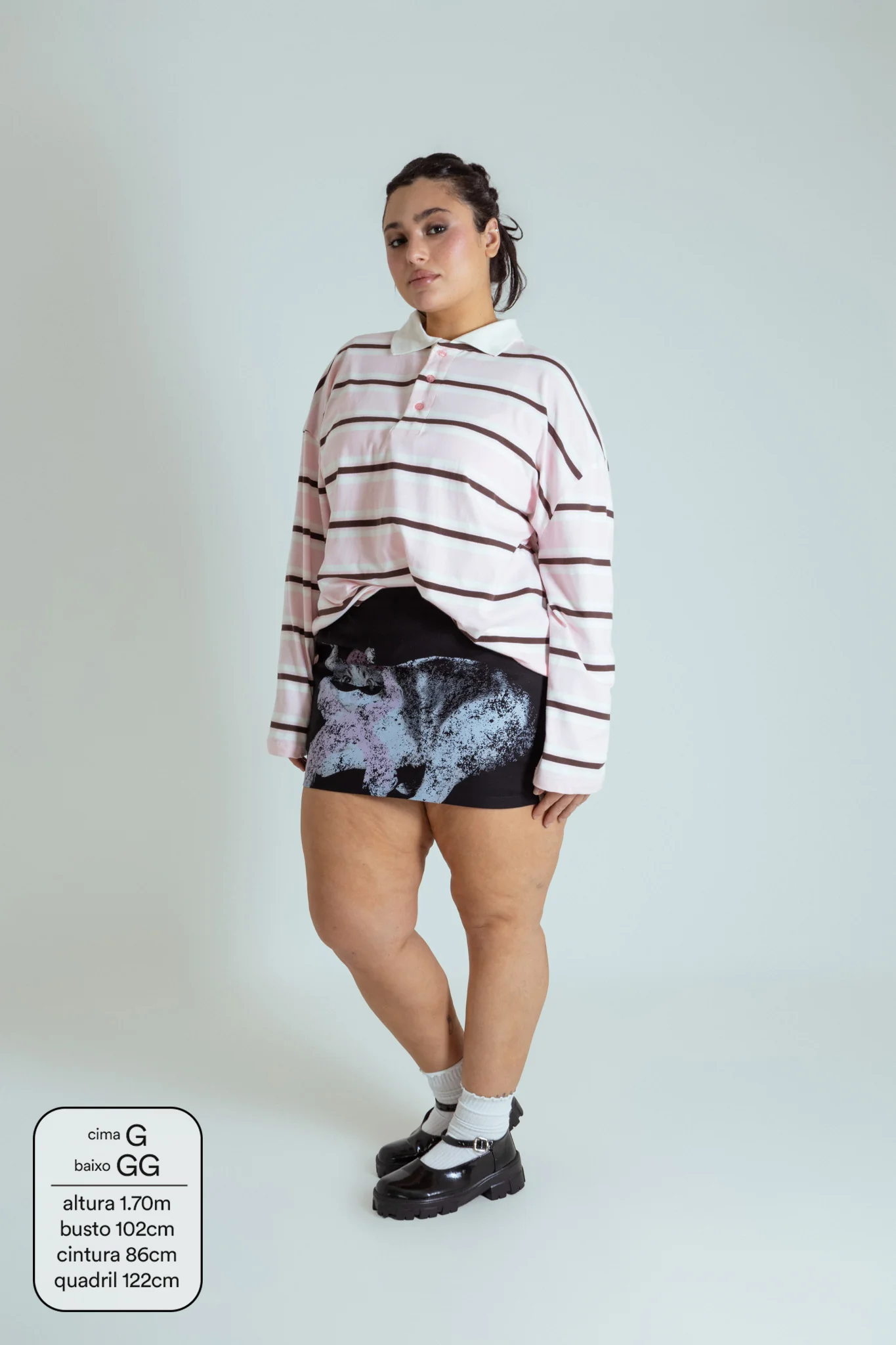 polo listrada oversized manga longa luv - Image 15