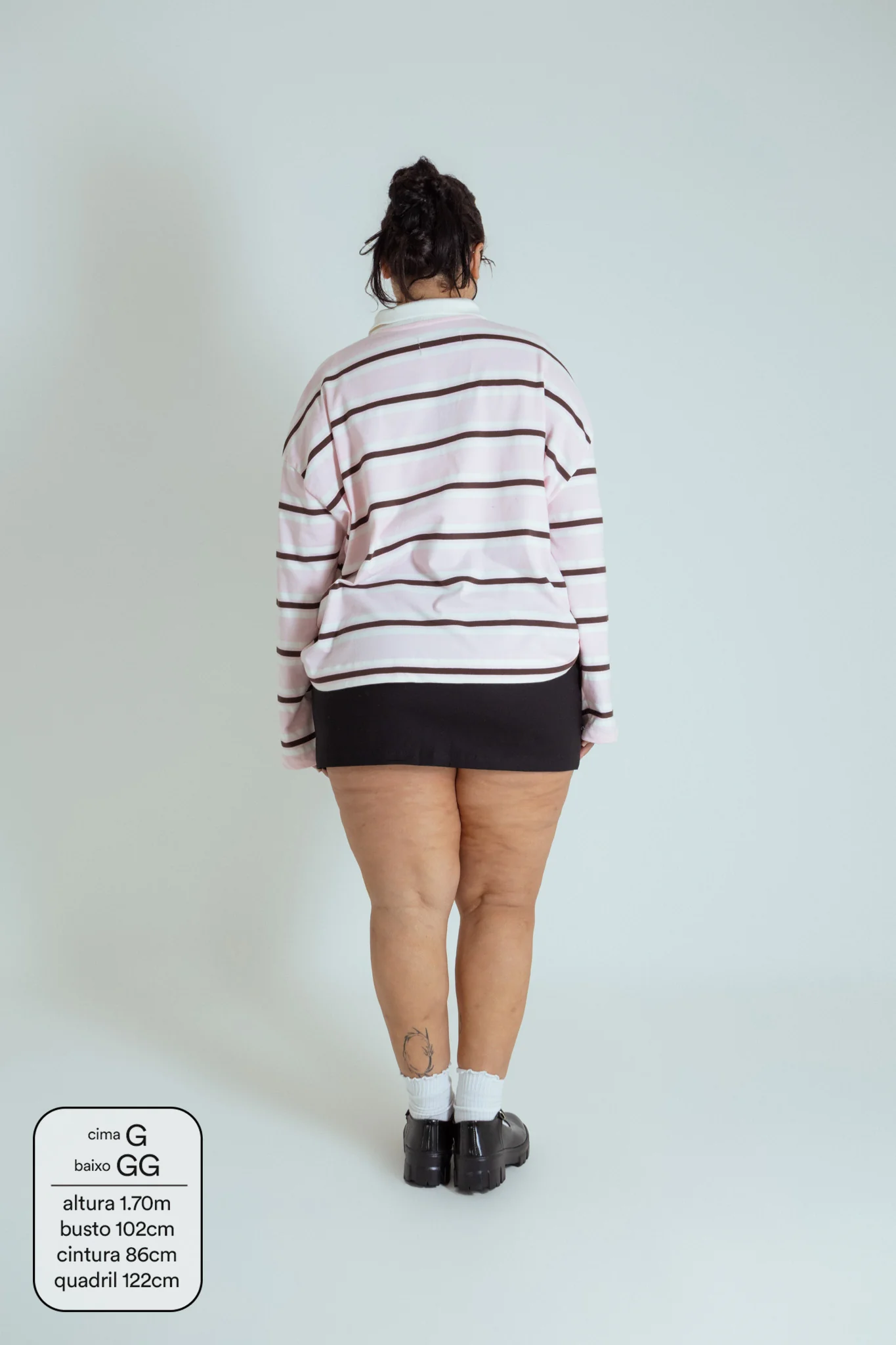 polo listrada oversized manga longa luv - Image 17