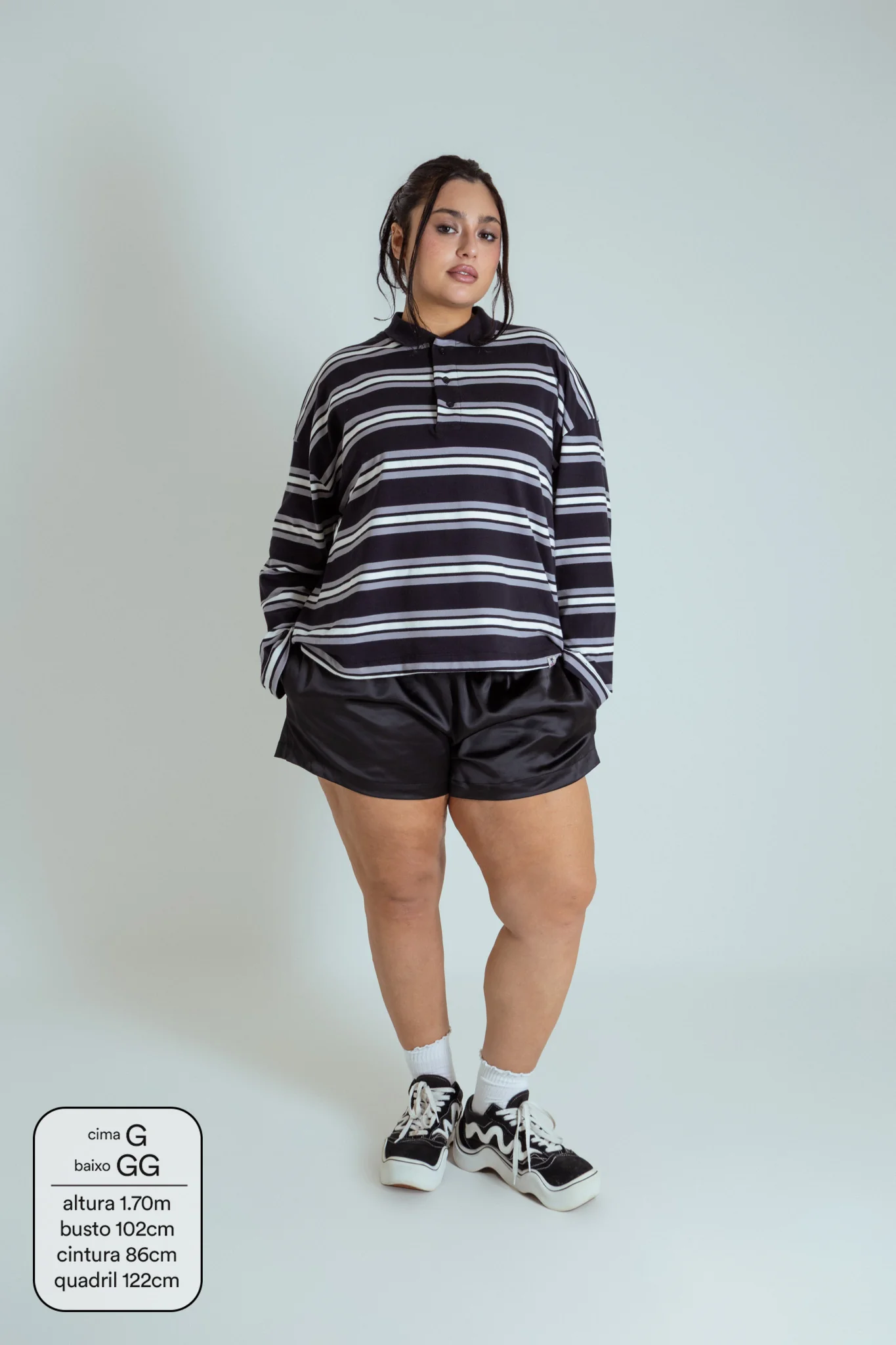 polo listrada oversized manga longa luv - Image 18