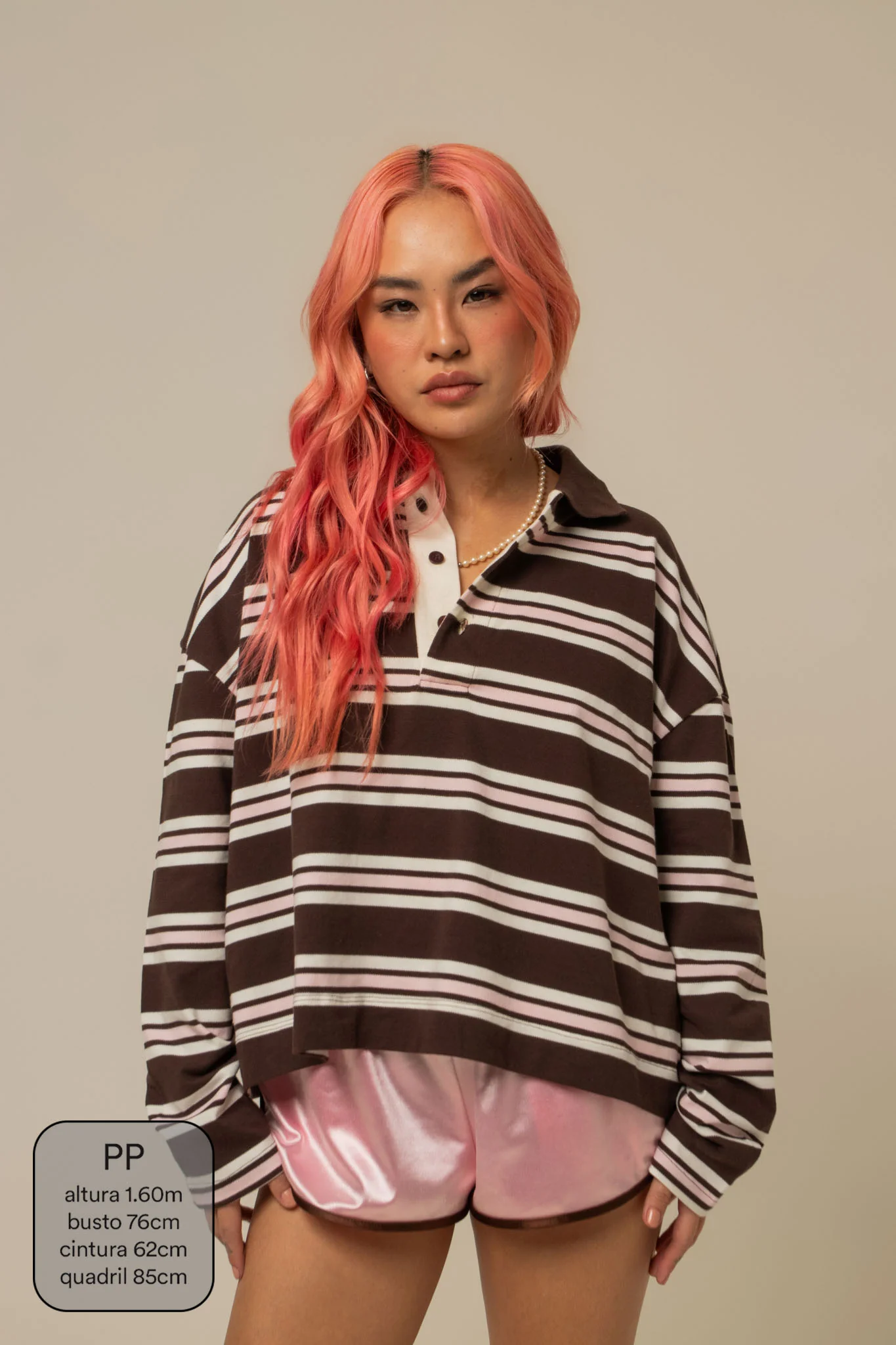 polo listrada oversized manga longa luv - Image 11