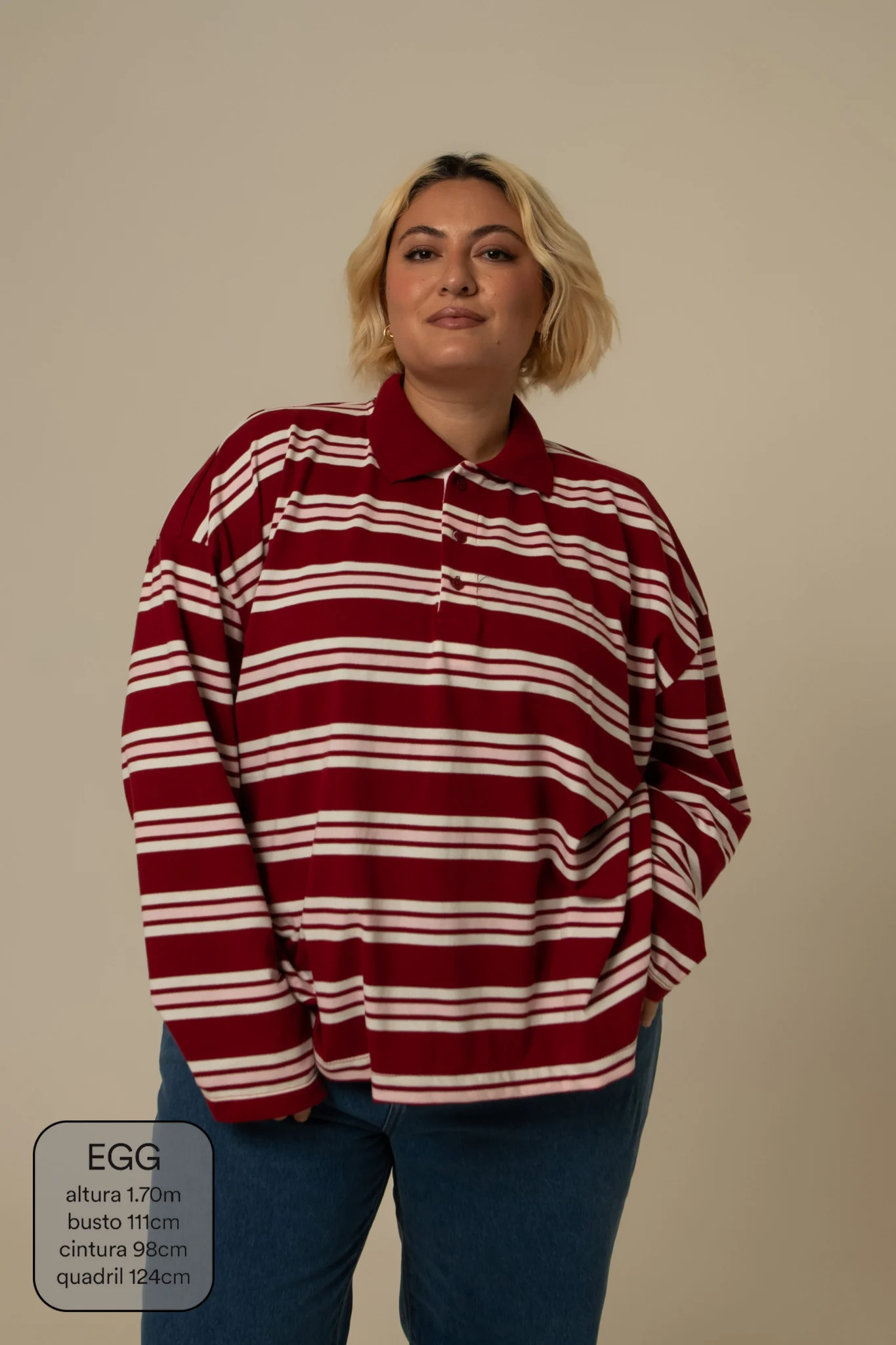 polo listrada oversized manga longa luv - Image 16