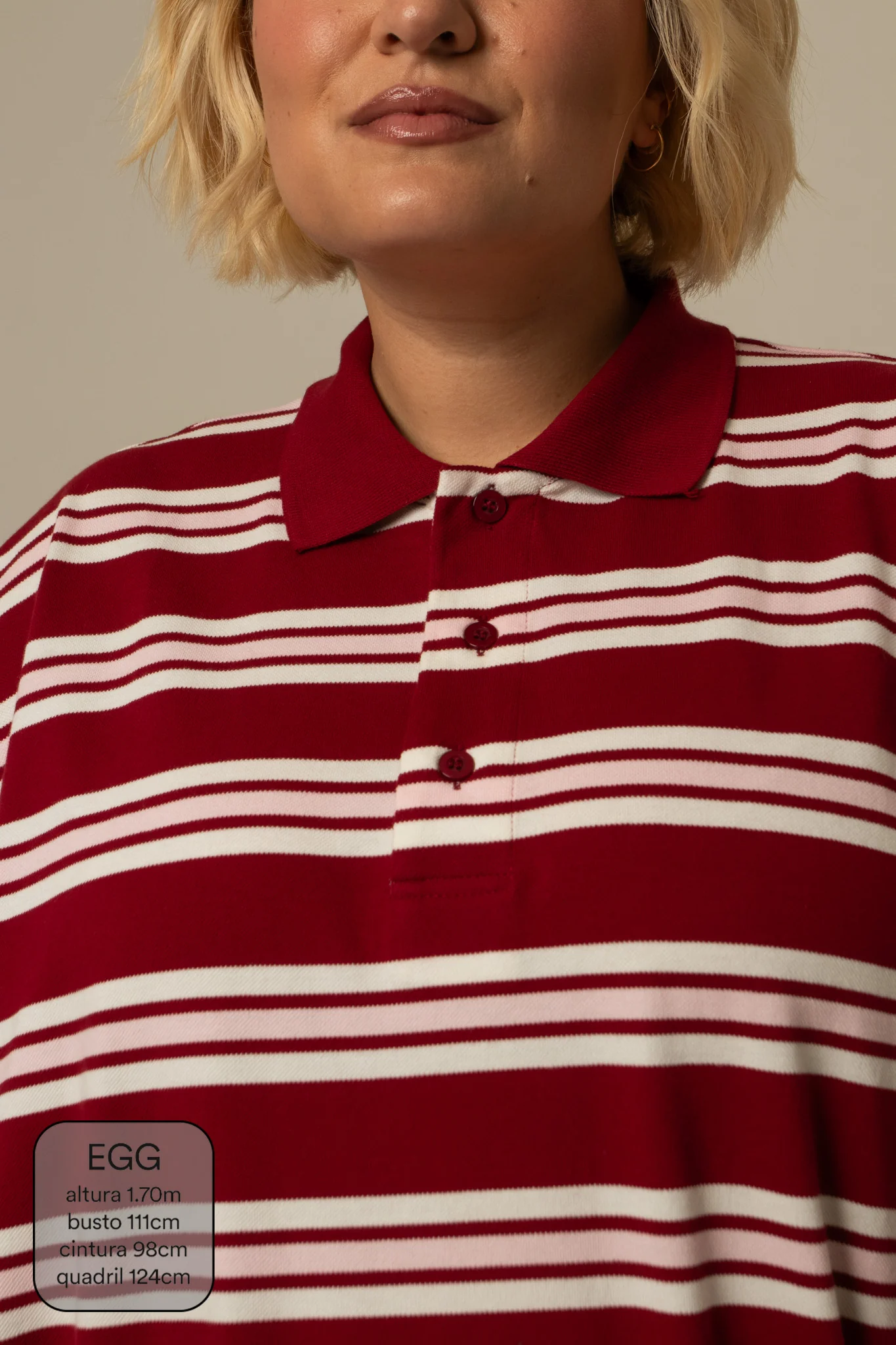 polo listrada oversized manga longa luv - Image 5