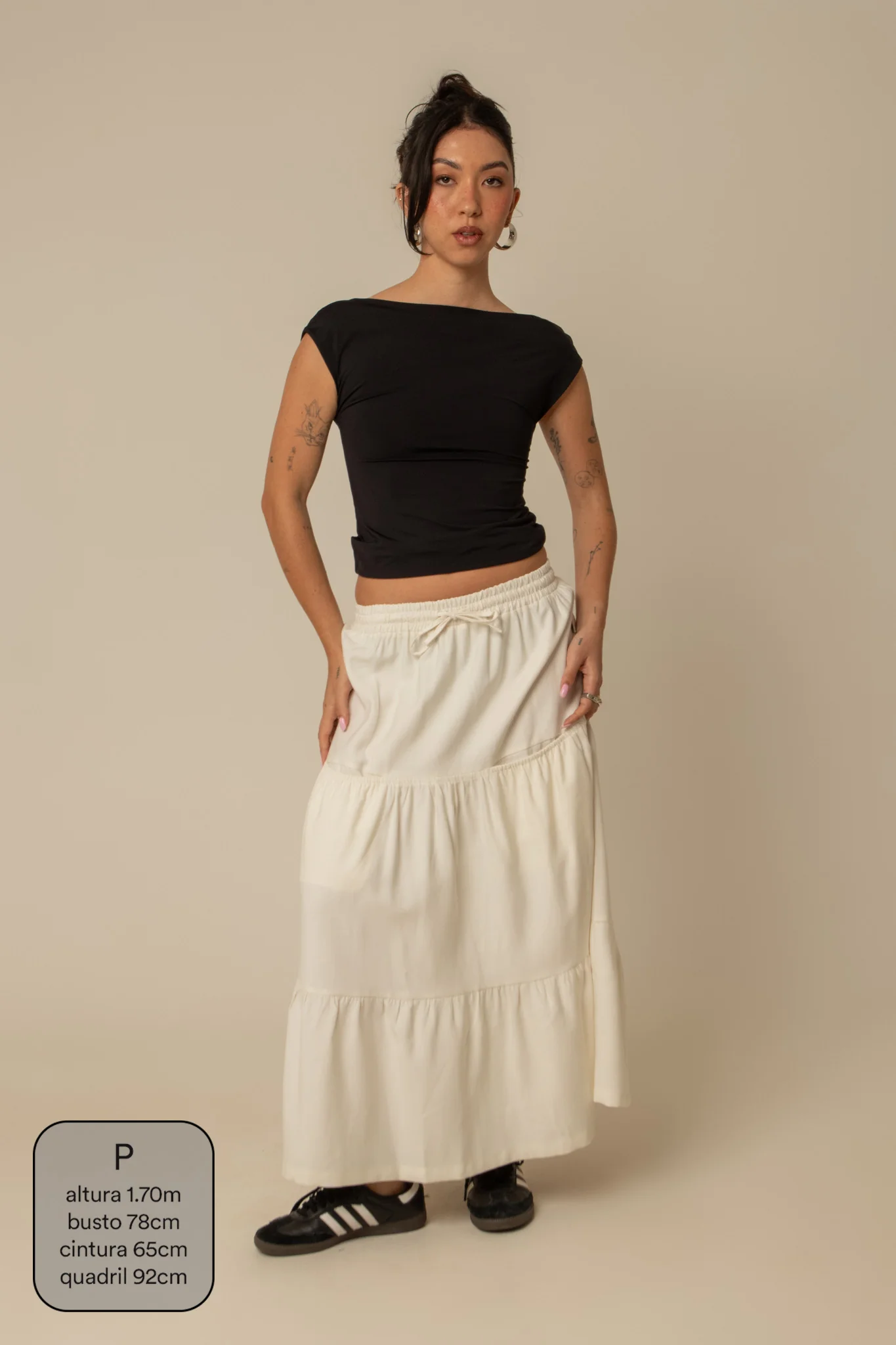 saia guapa | saia longa com bolsos - Image 17