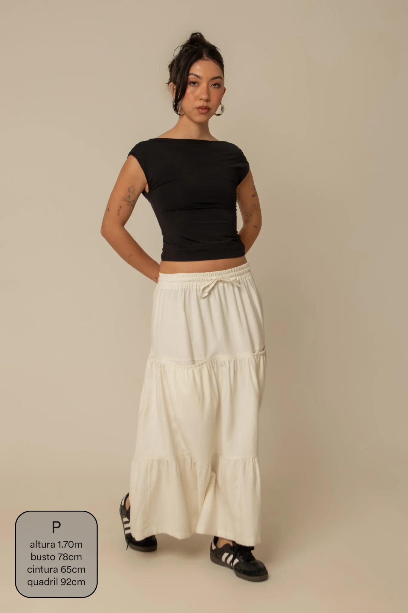 saia guapa | saia longa com bolsos - Image 25