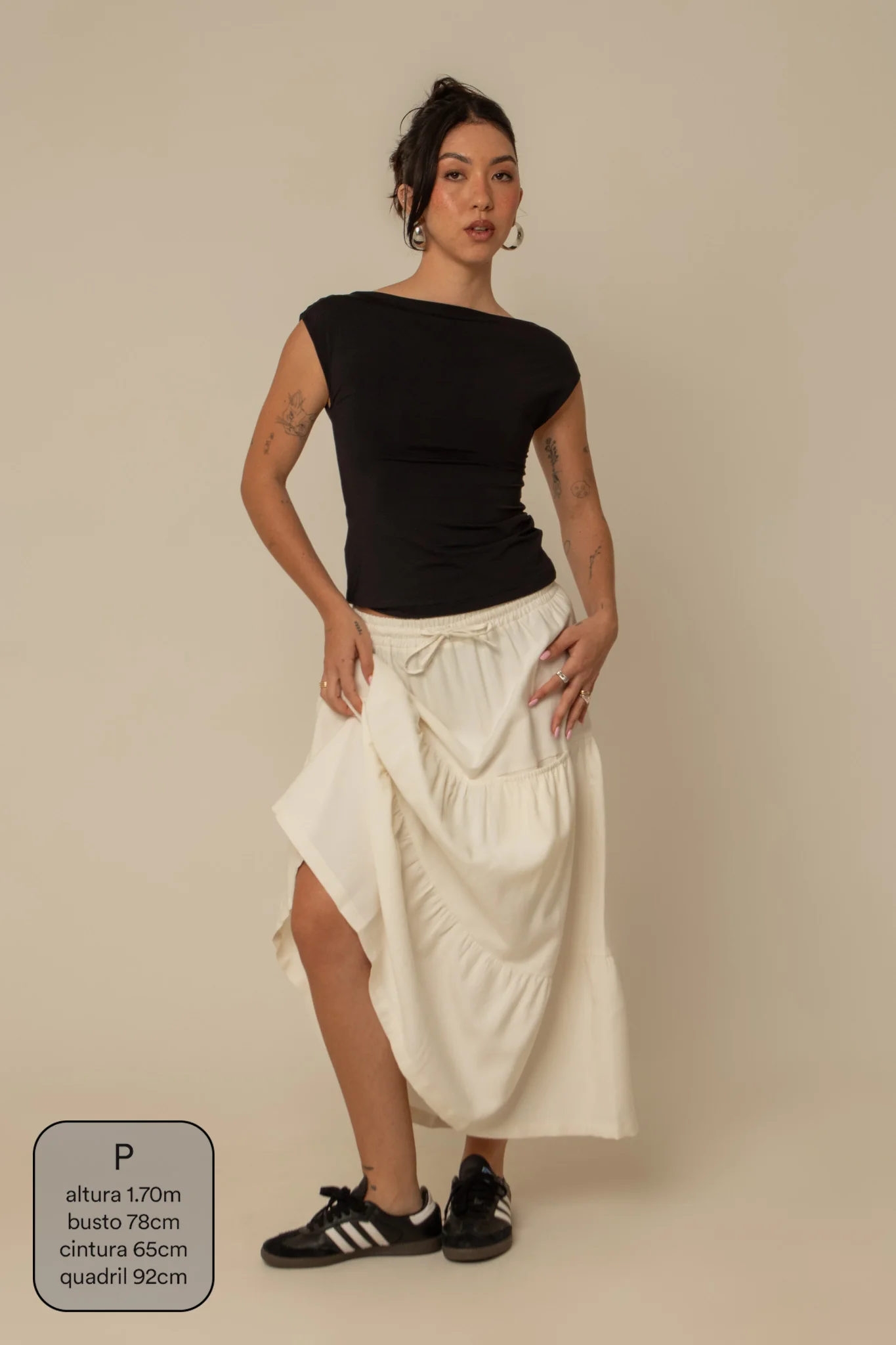 saia guapa | saia longa com bolsos - Image 27